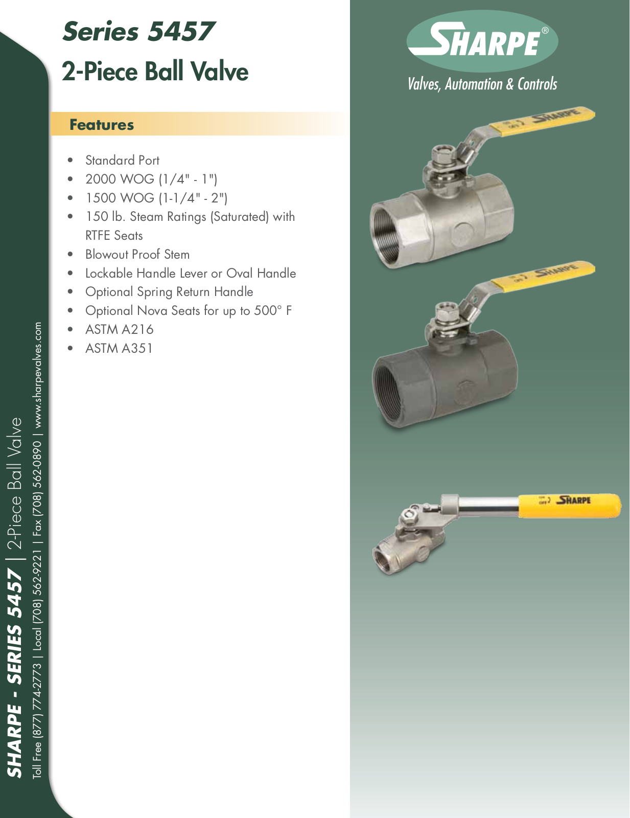 Control Products 5457 User Manual