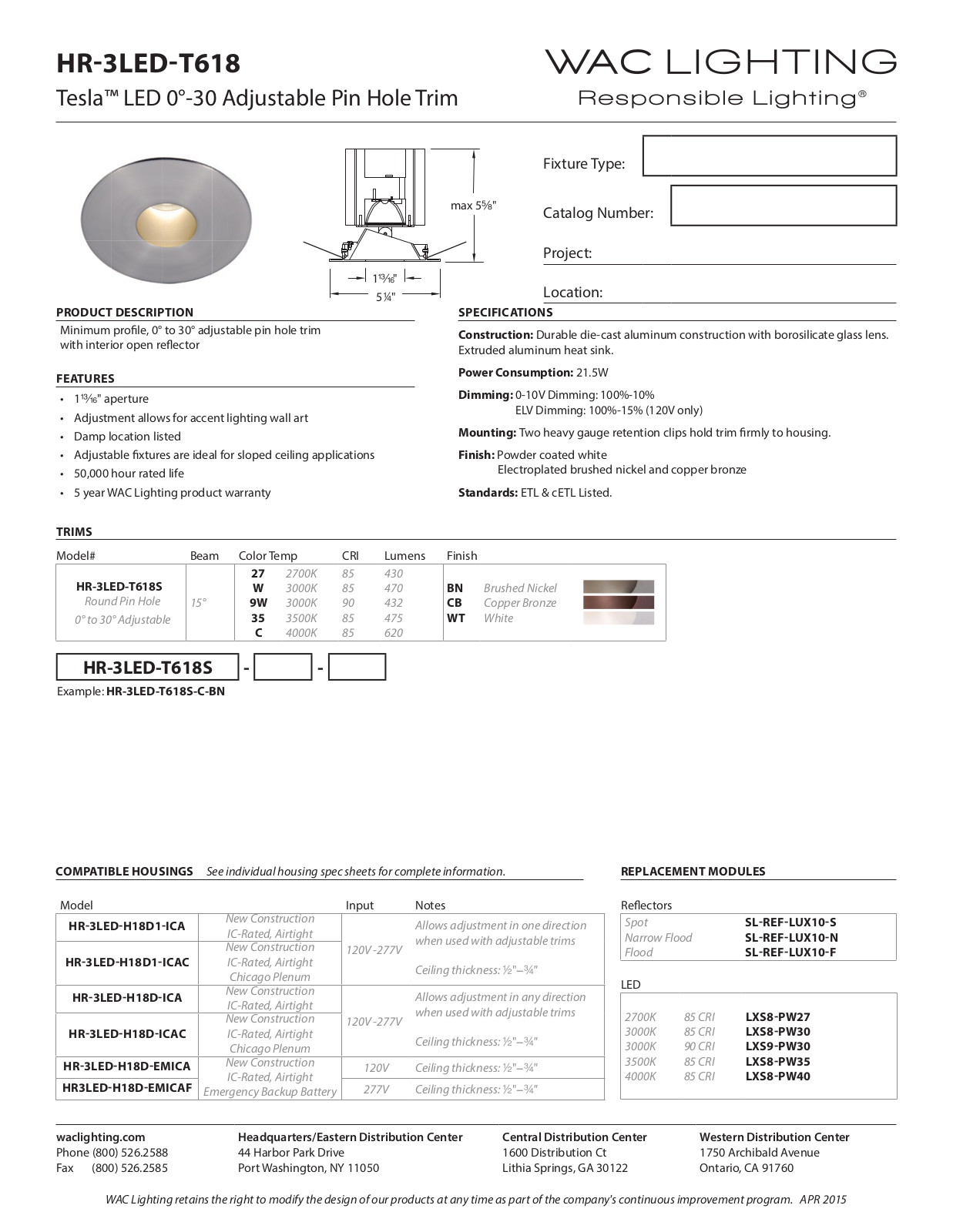 WAC Lighting WAC6903 Specifications - ManualMachine.com