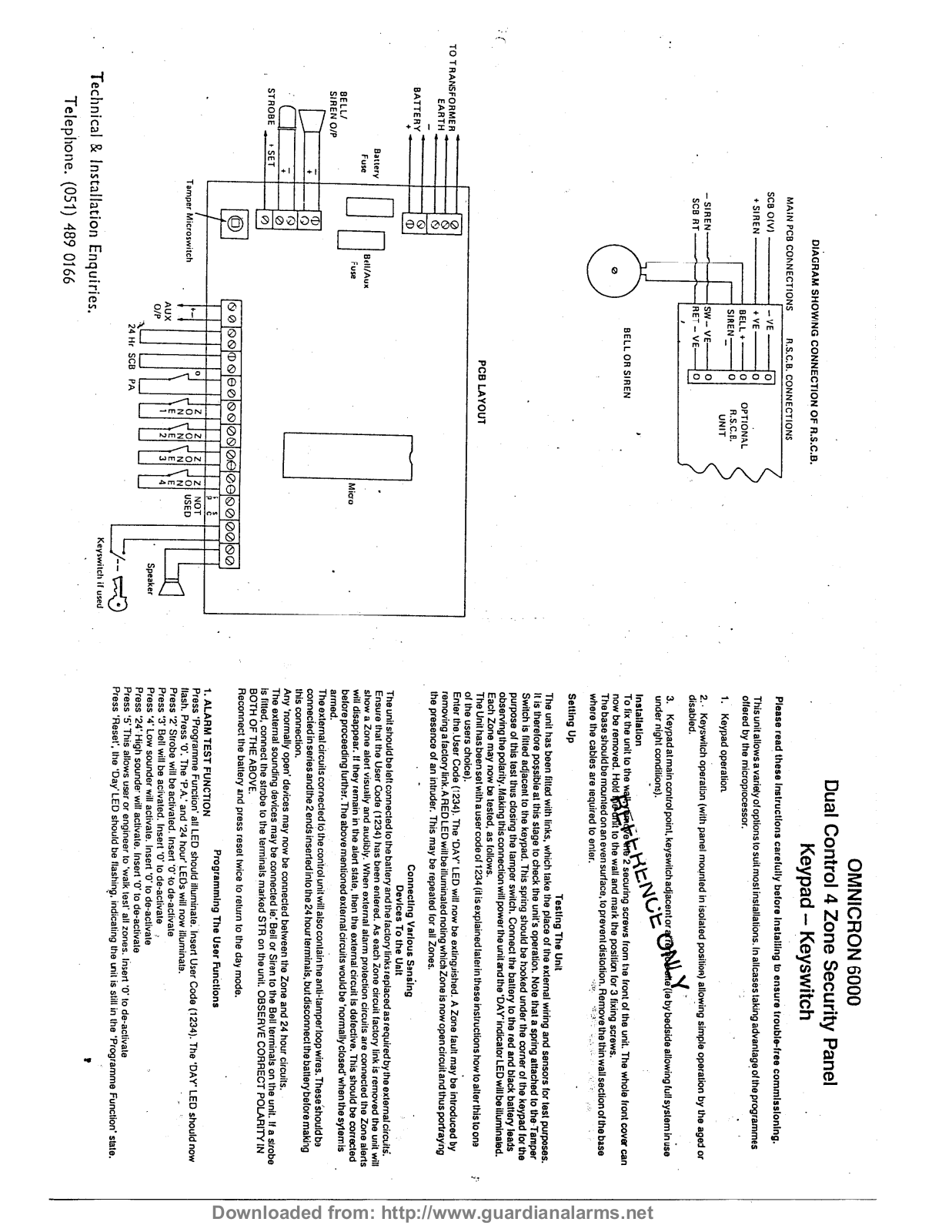 A1 security OMNICRON 6000 User Manual