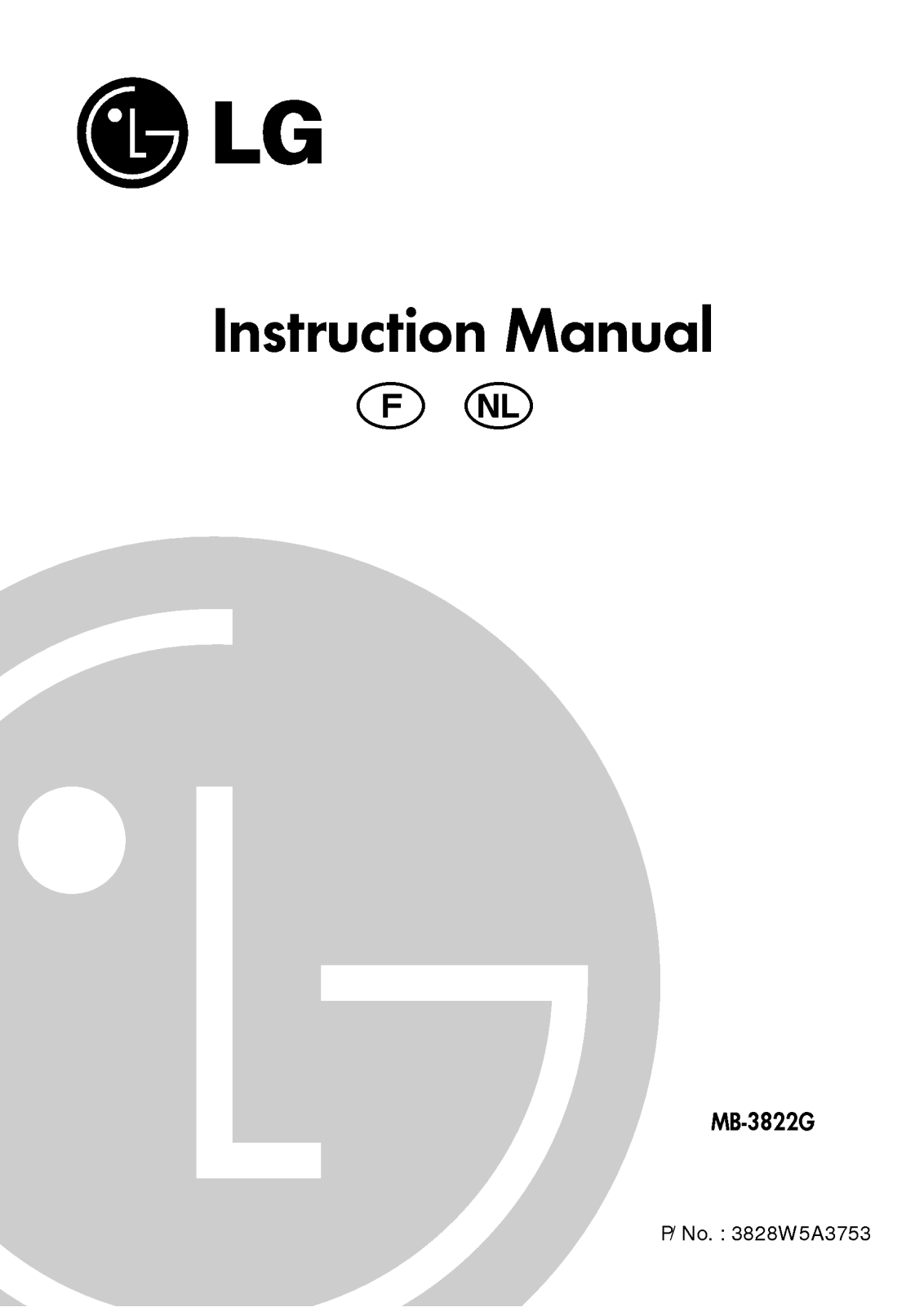 LG MB-3822G User Manual