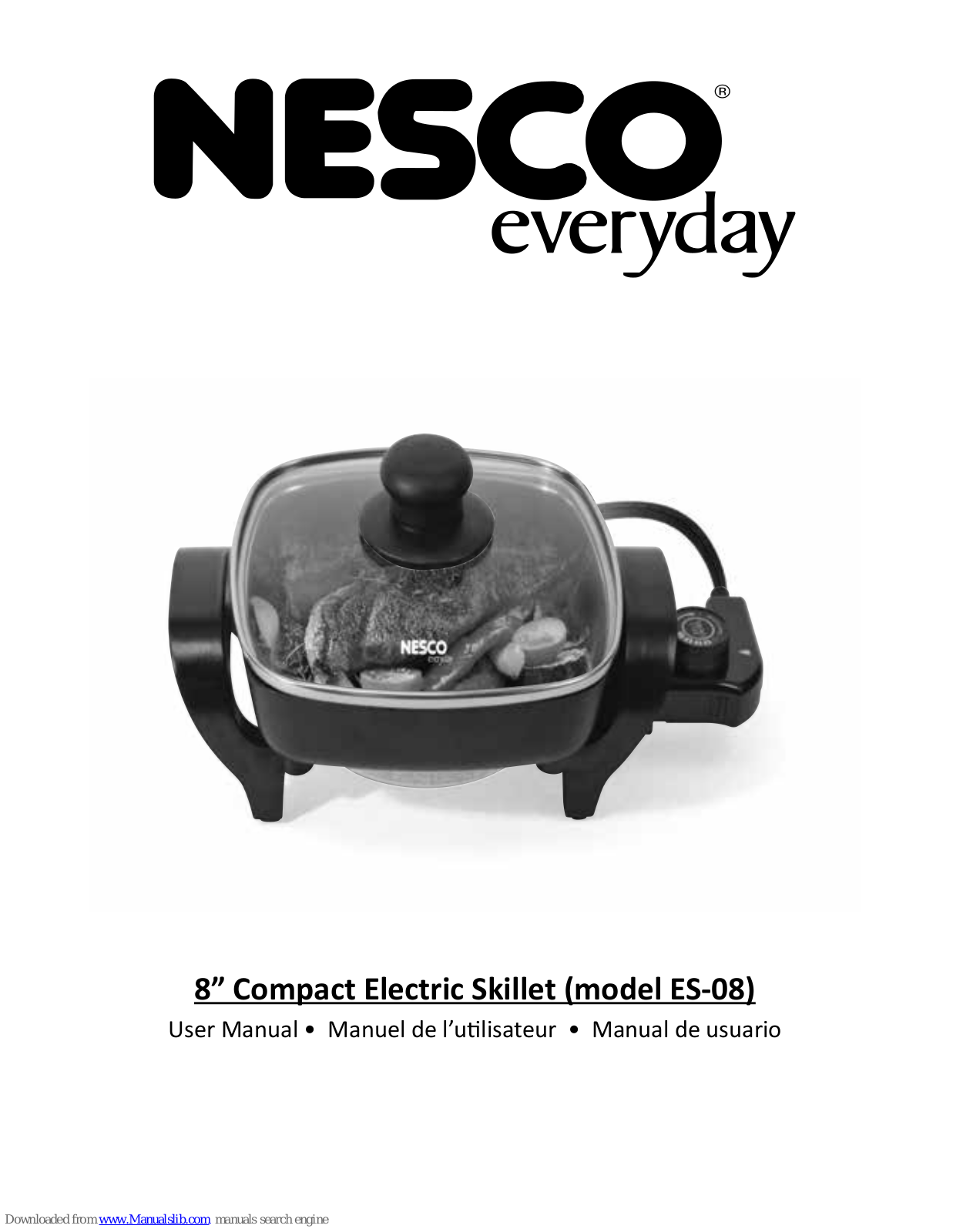 Nesco ES-08 User Manual