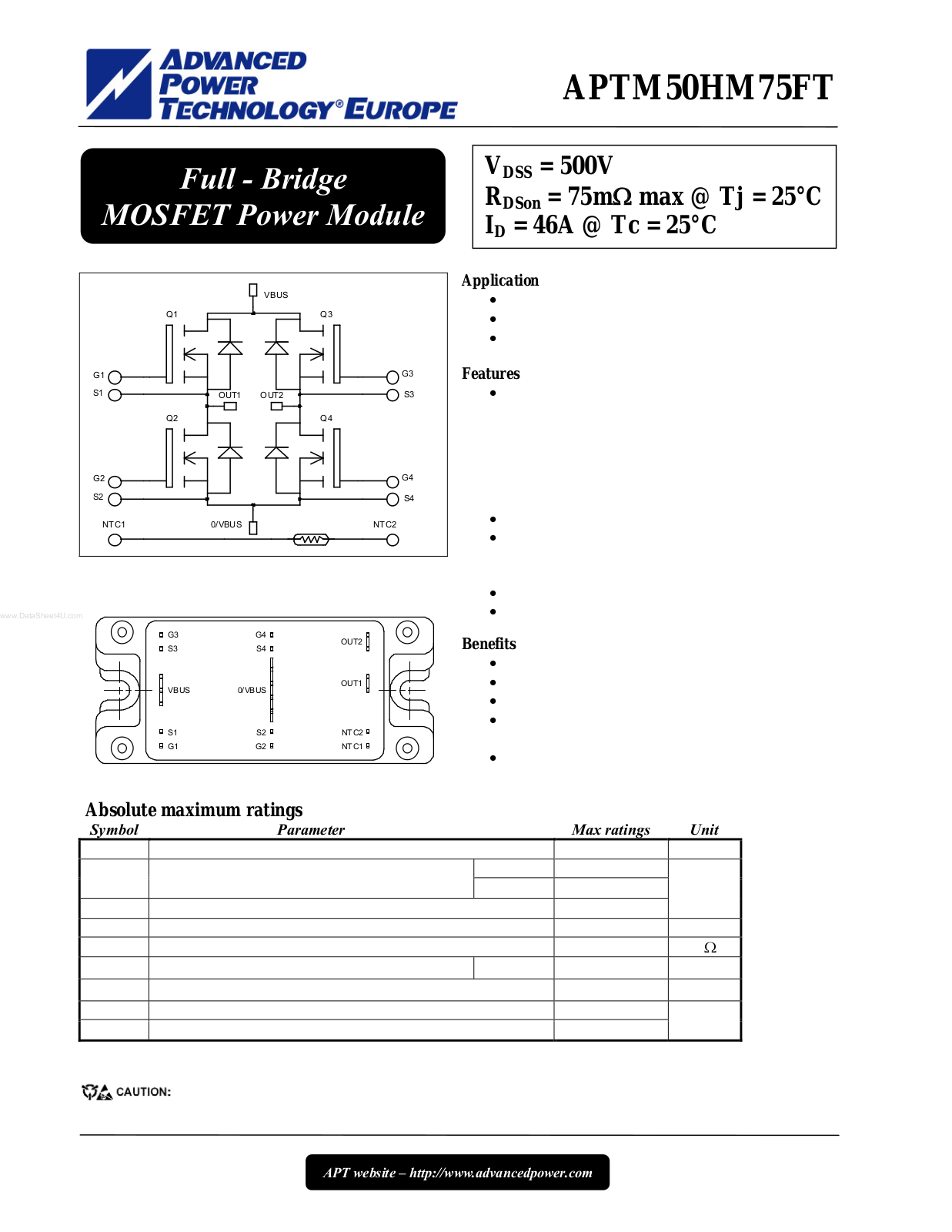 APTM 50 HM 75 FT Service Manual