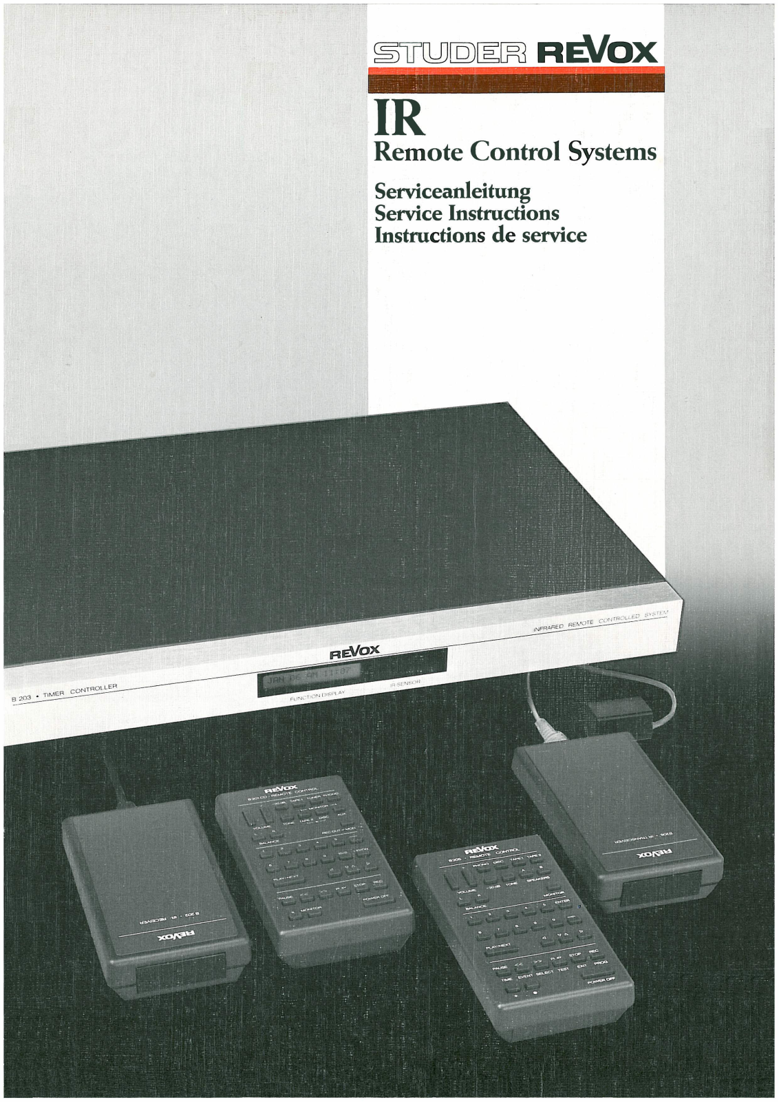 Revox IR-Remote-System User Manual