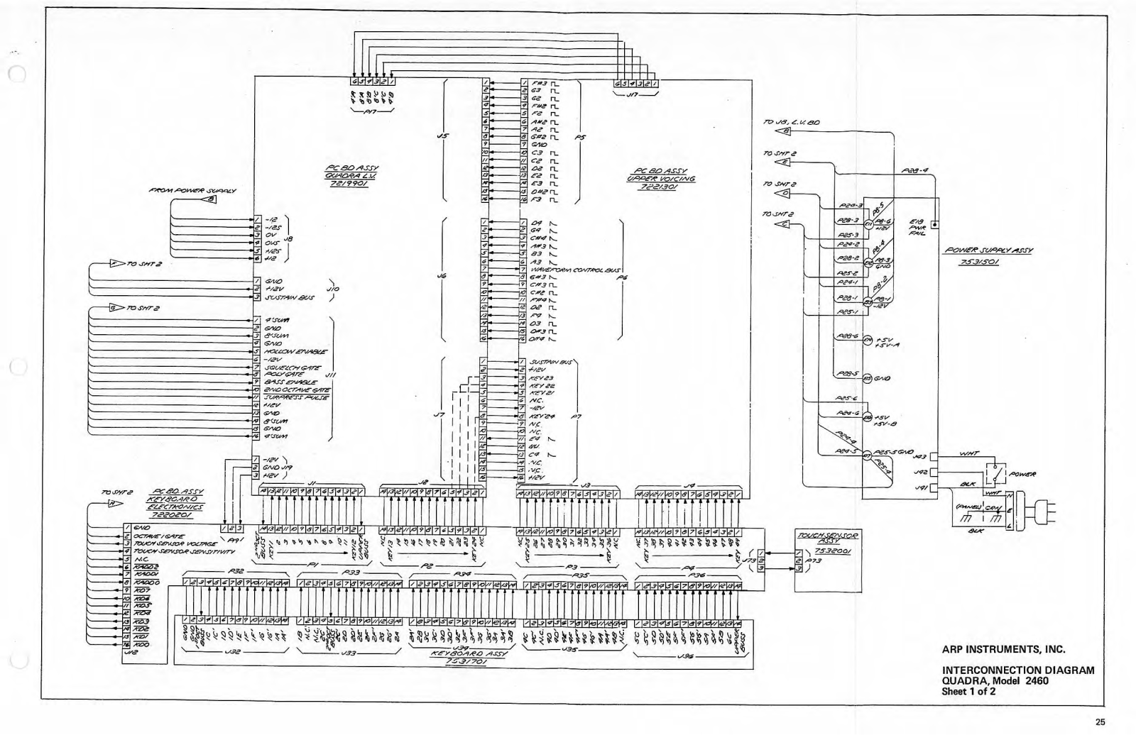 ARP Instruments Quadra Schematics