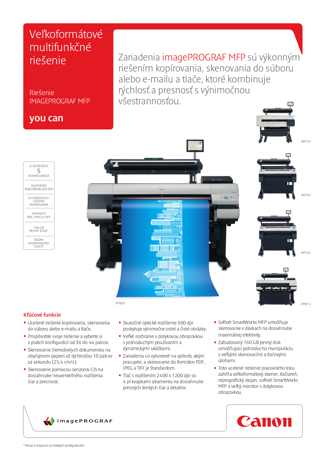 Canon IMAGEPROGRAF MFP  series BROCHURE