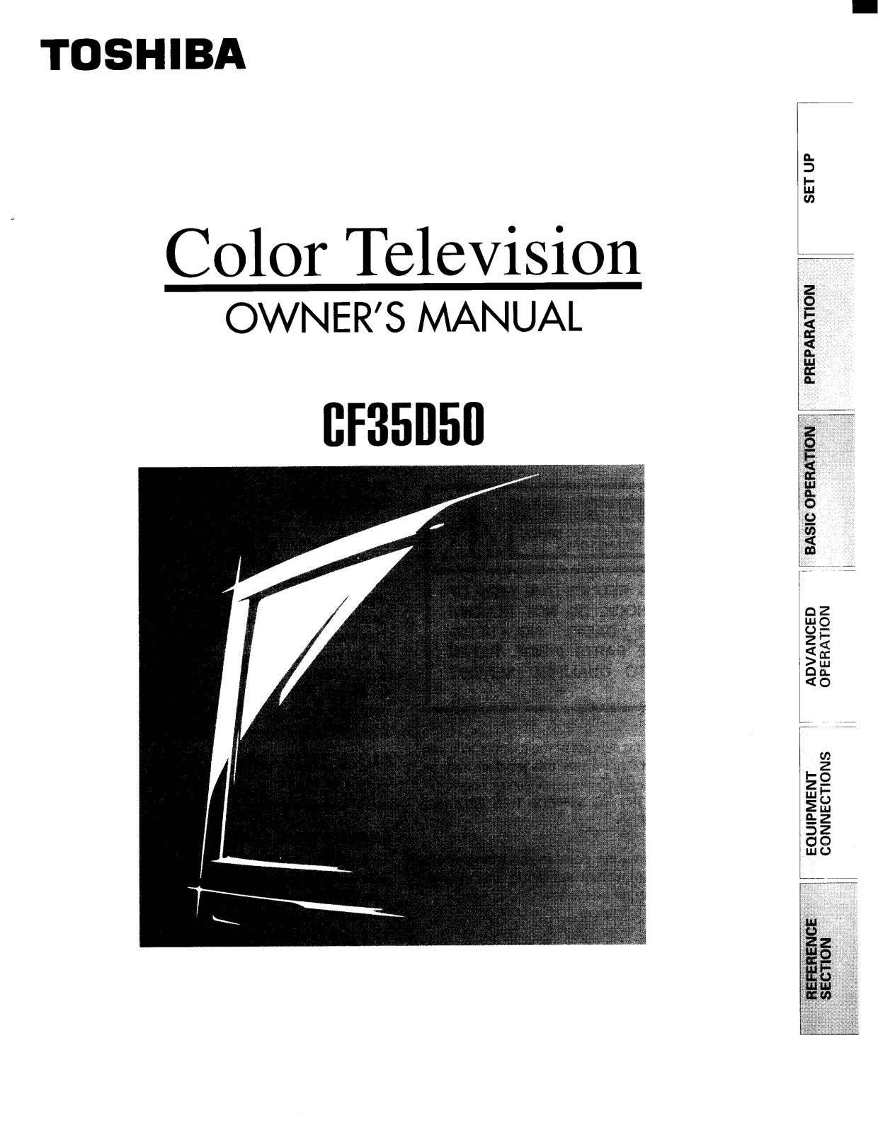 Toshiba CF35D50 User Manual