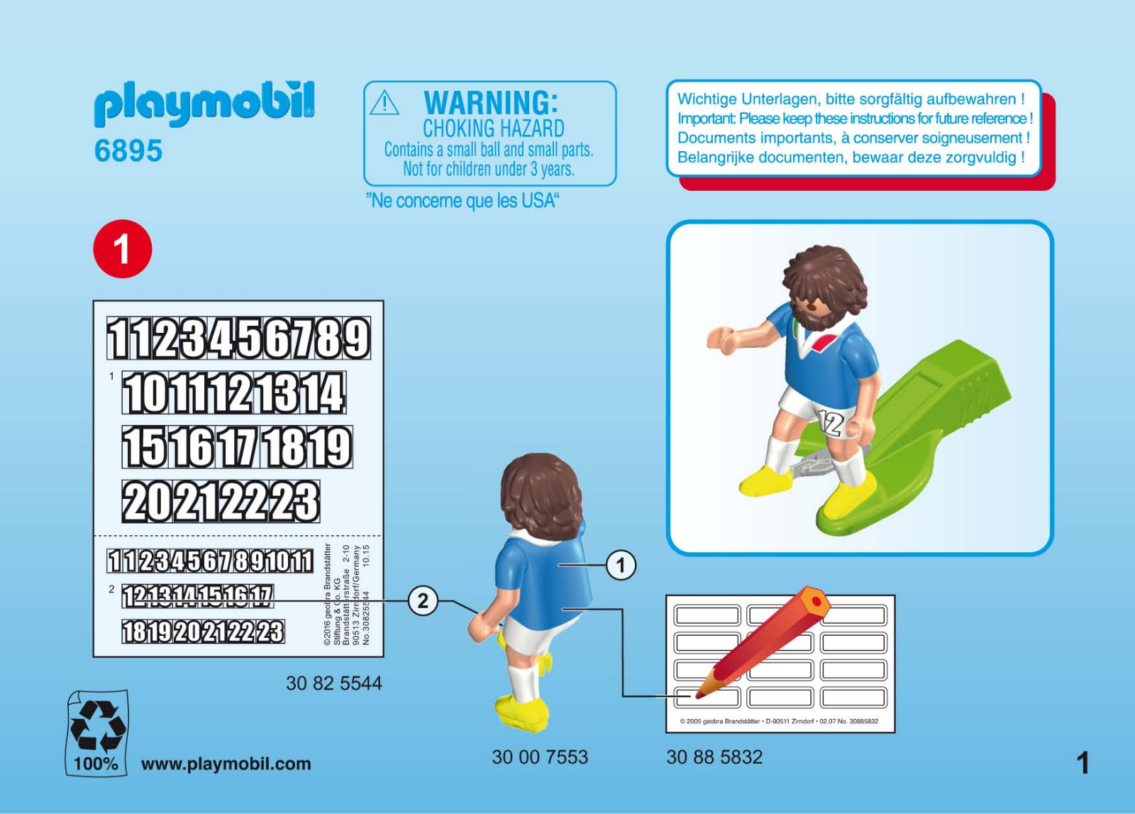 Playmobil 6895 Instructions