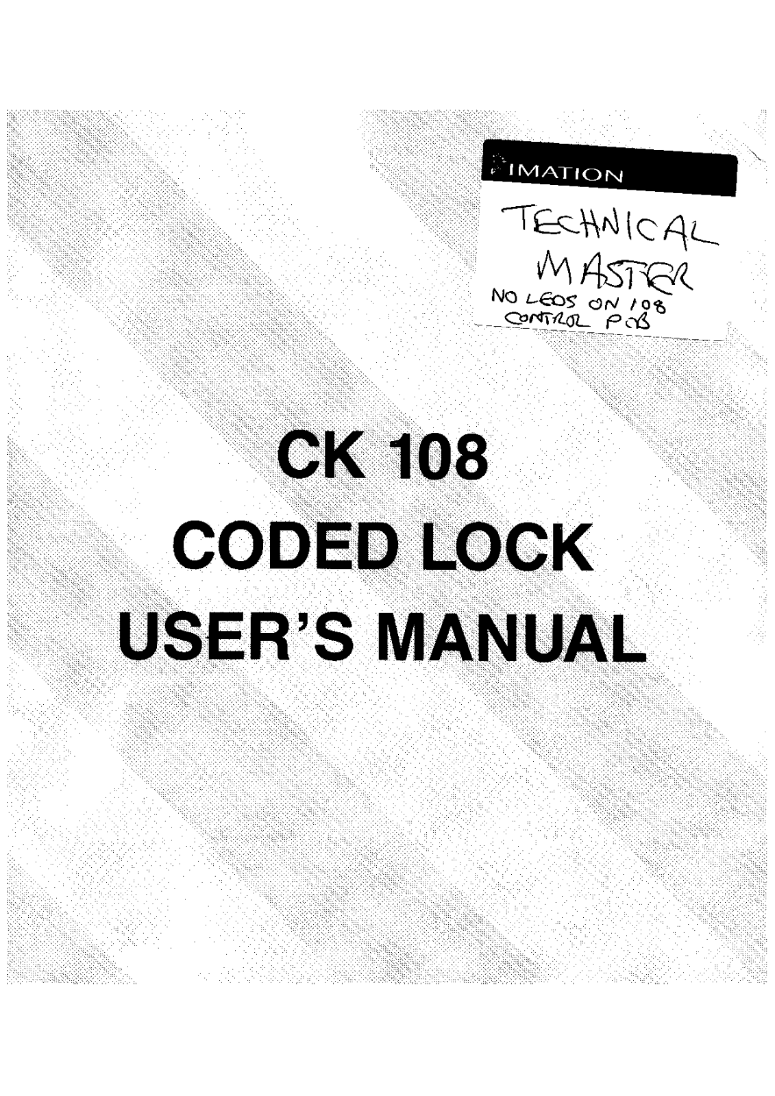 Imation CK 108 User Manual