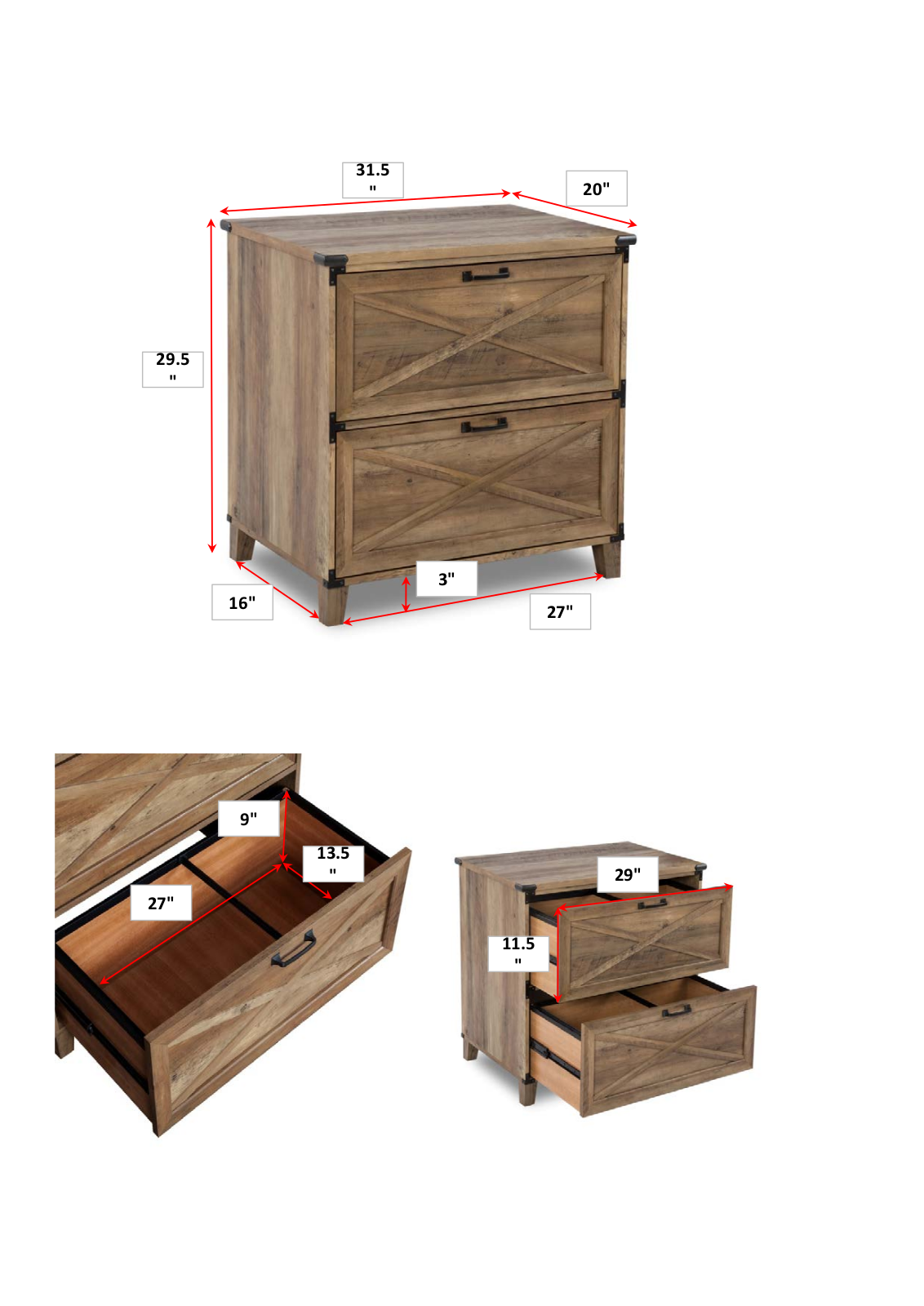 Sand & Stable W003391311 Dimensions - ManualMachine.com