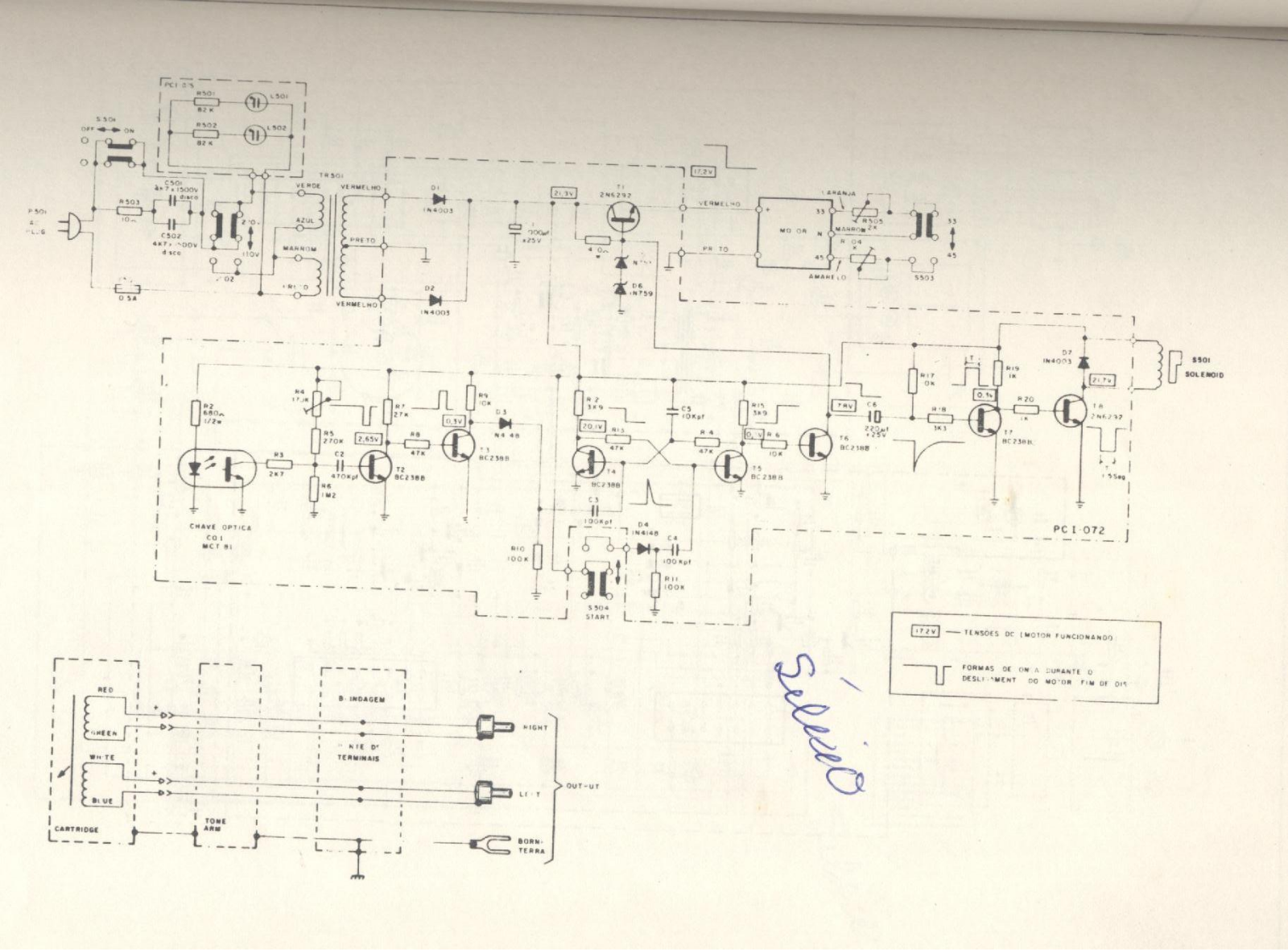 Polyvox TD-3000 Schematic