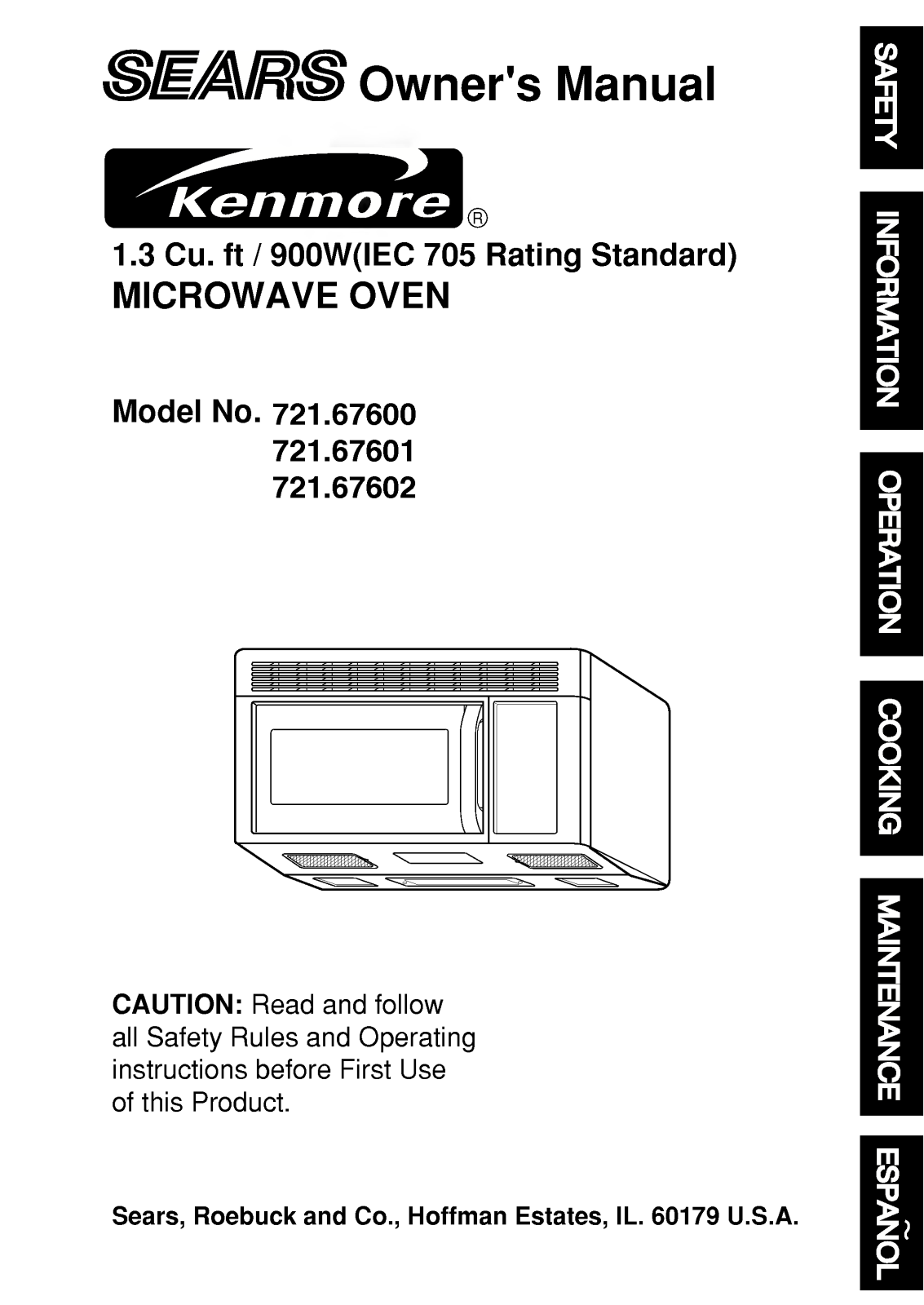 LG 721.67602790, 721.67600790, 721.67601790 User Manual