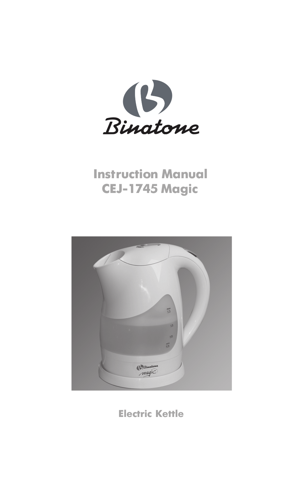 Binatone CEJ 1745 User Manual