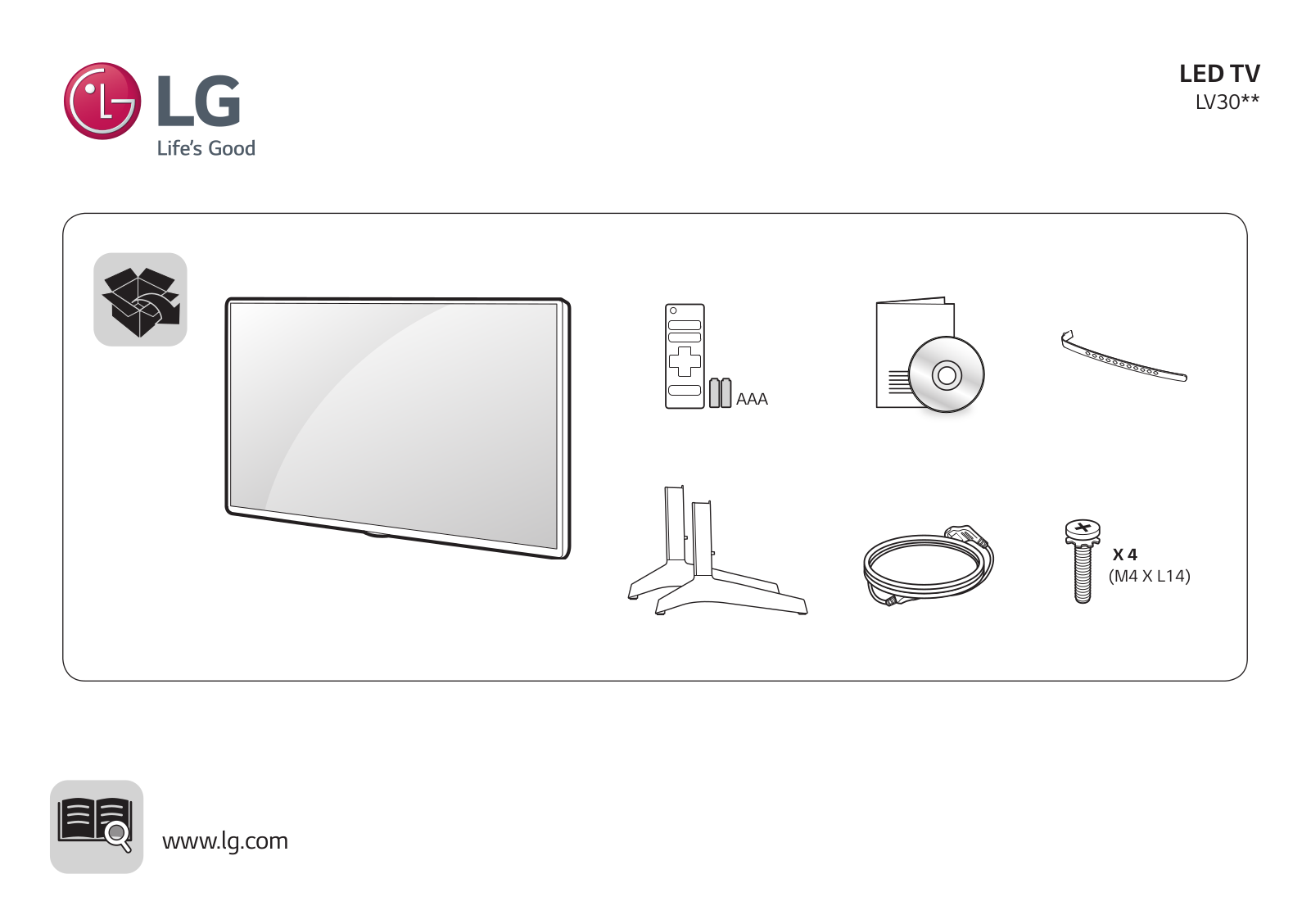 LG 49LV300C USER GUIDE