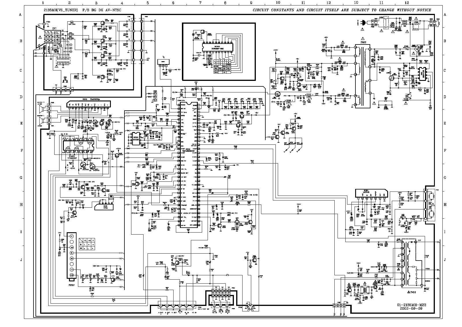 AVEST TCL 54ТЦ-03С Schematic