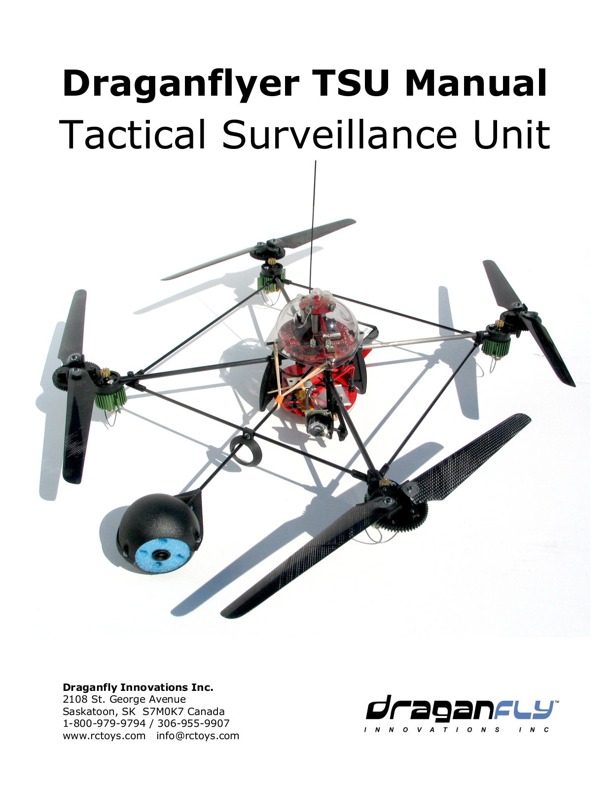 Draganflyer TSU User Manual - ManualMachine.com