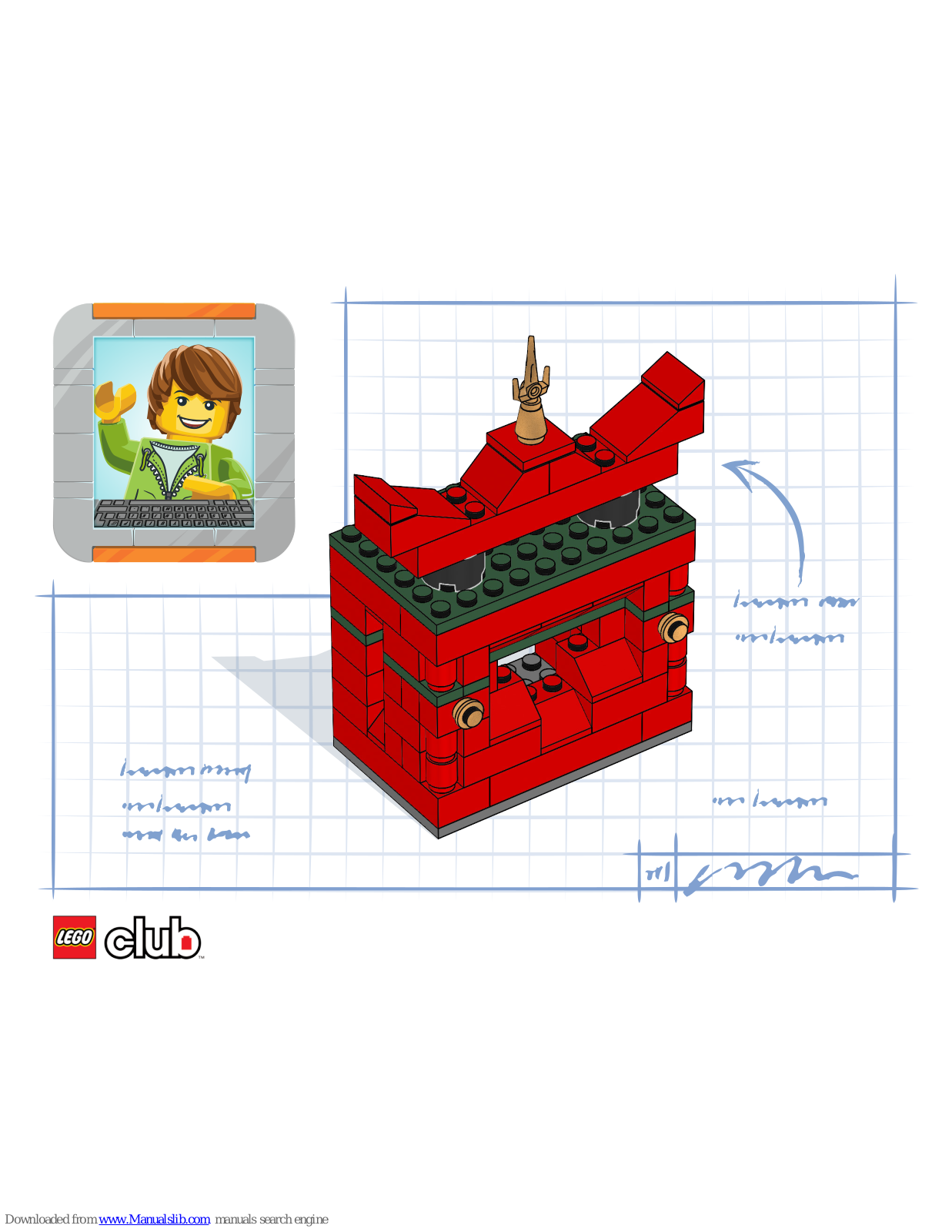 LEGO Club Ninja Bunker Building Instructions