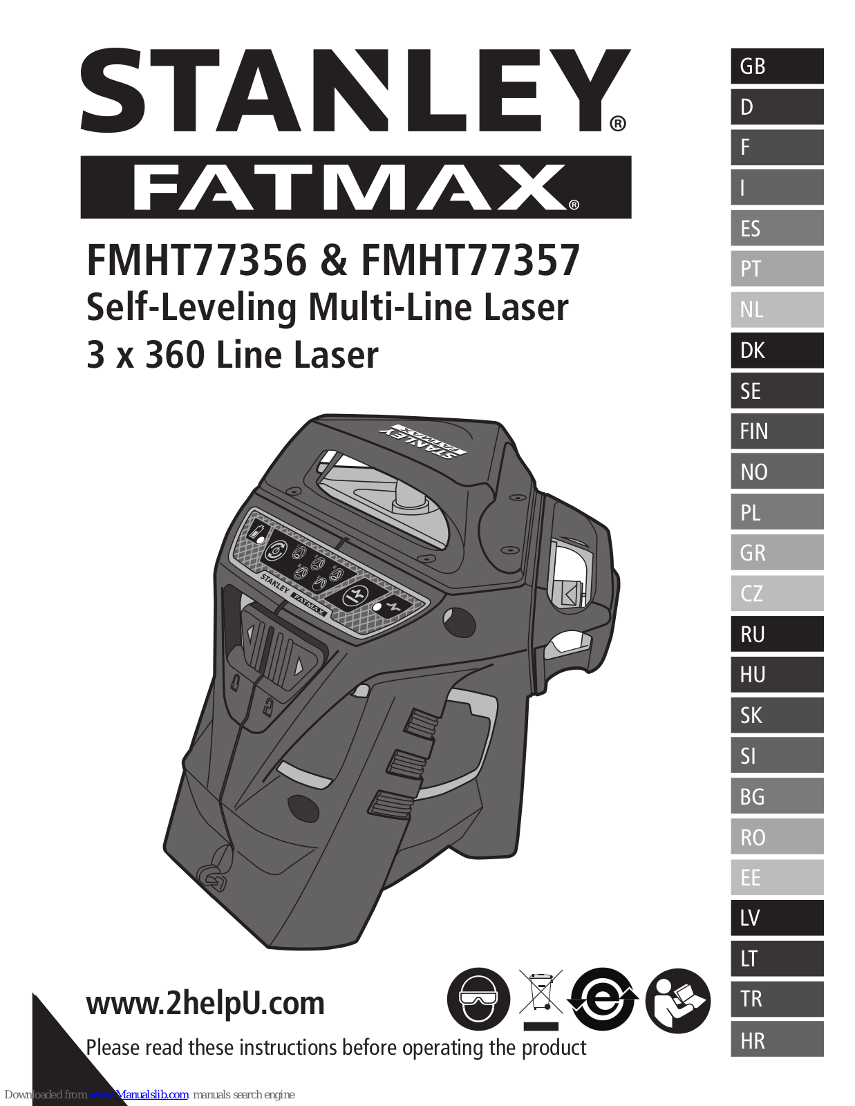 Stanley FatMax FMHT77357, FMHT77356 User Manual