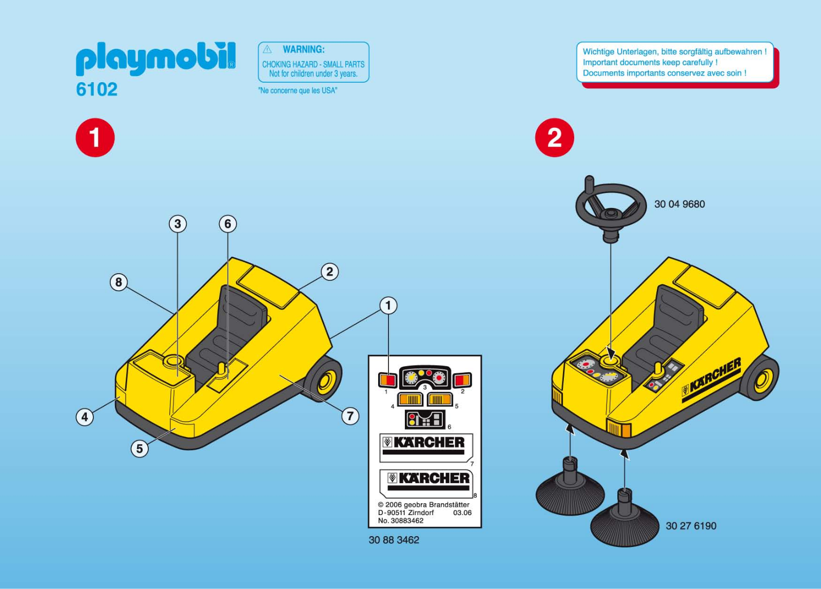 Playmobil 6102 Instructions