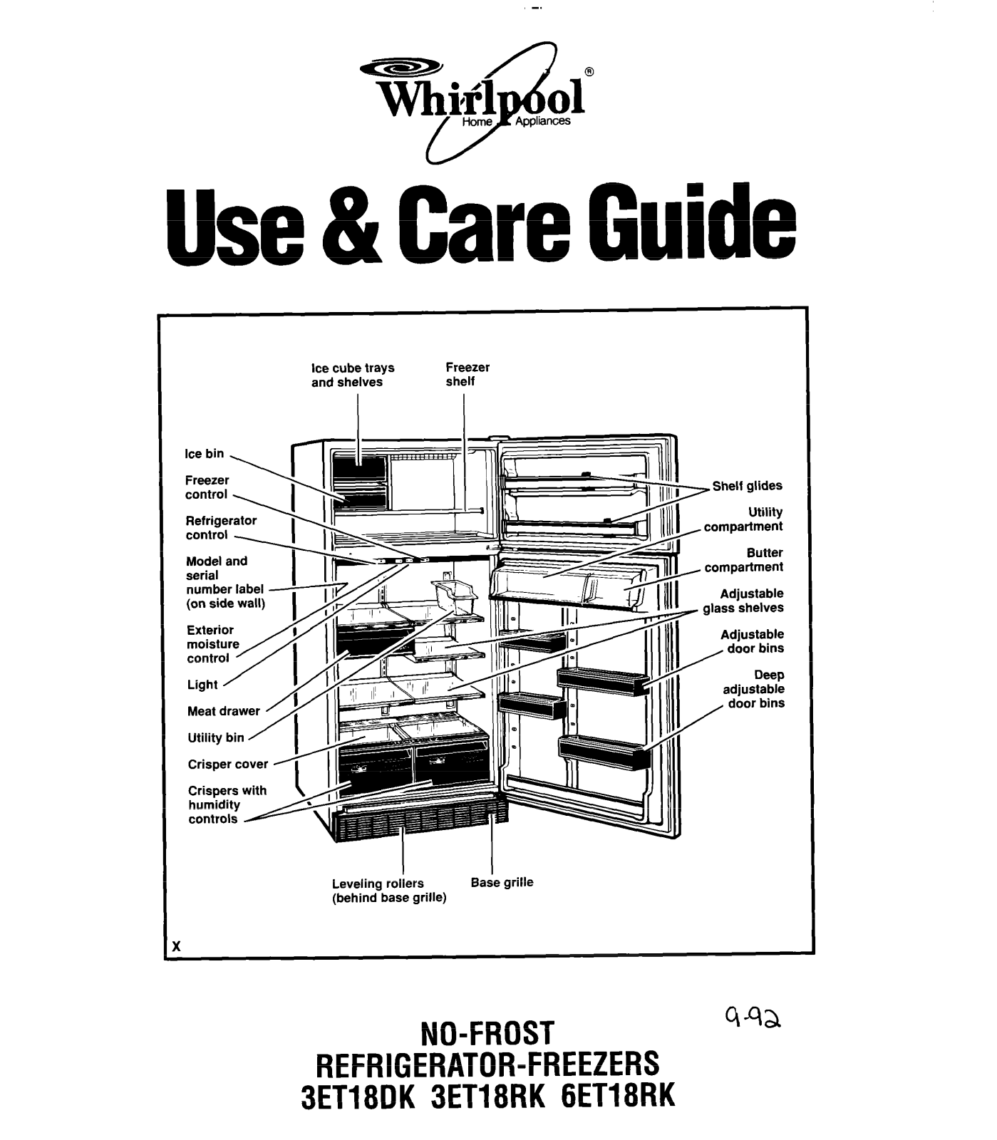 Whirlpool 3ET18RK, 3ET18DK User Manual - ManualMachine.com