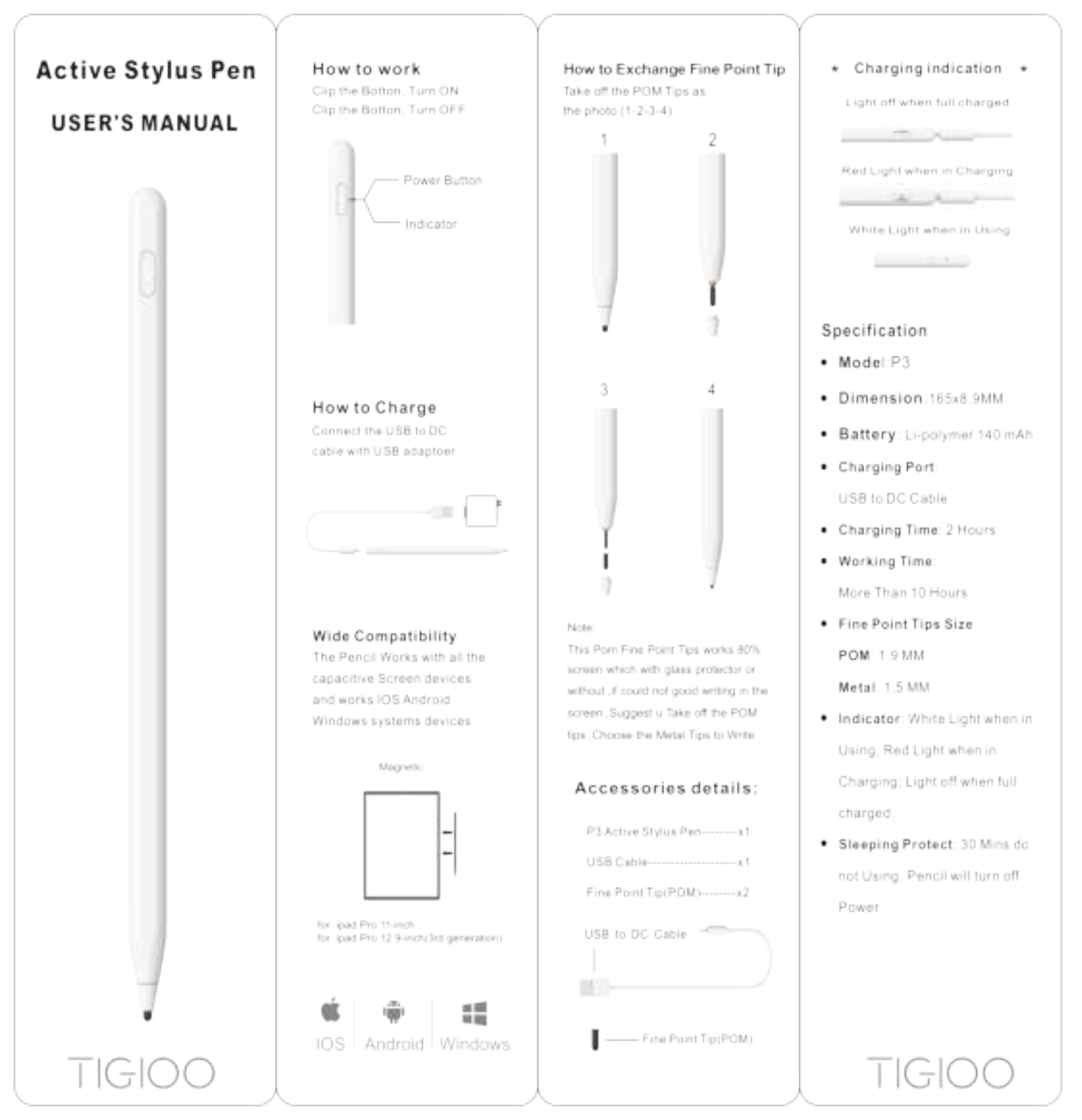 TIG P3 User Manual