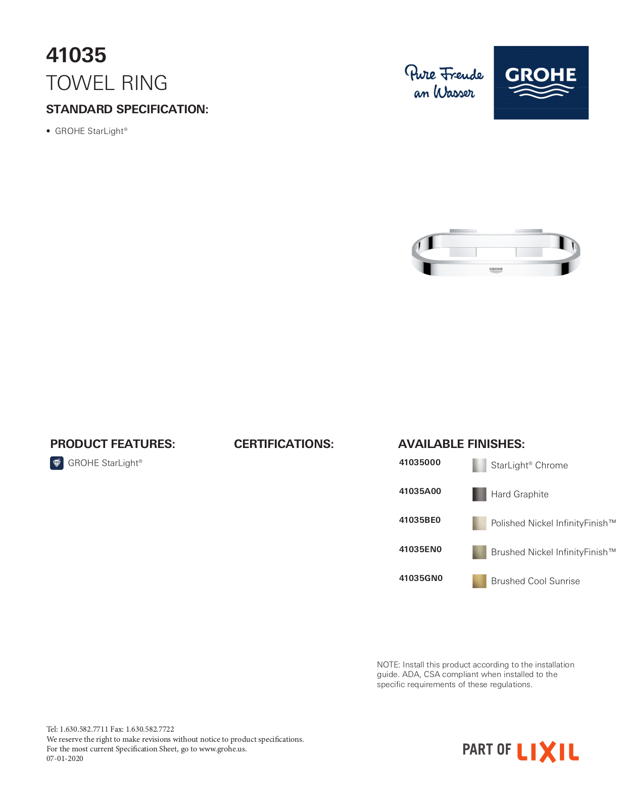 GROHE HBZM1689 Specifications - ManualMachine.com
