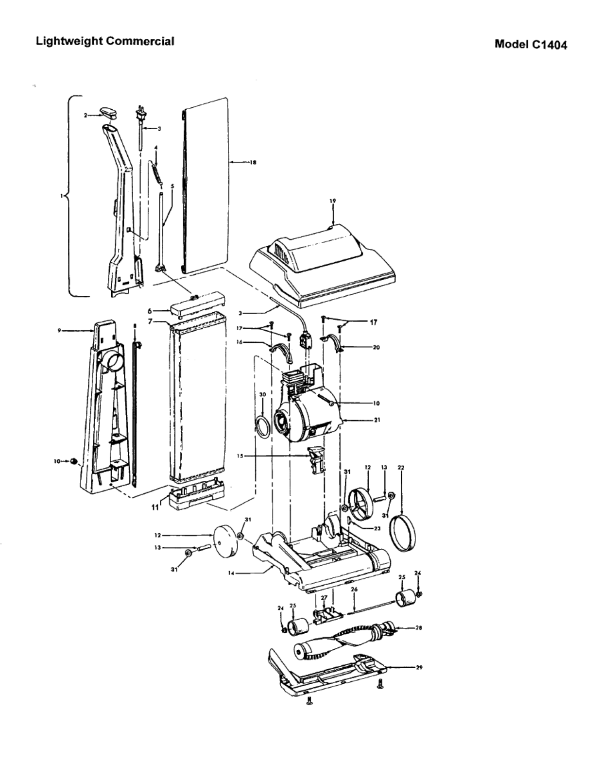 Hoover C1404 Owner's Manual