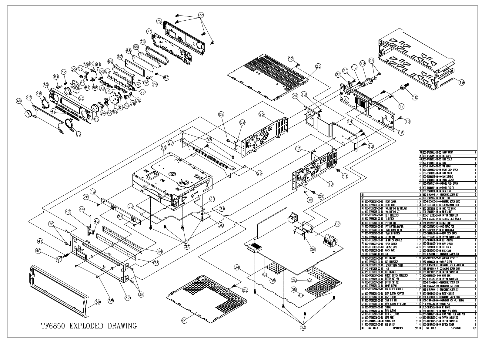 Vitek VT-3620 EXPLODED DIAGRAM