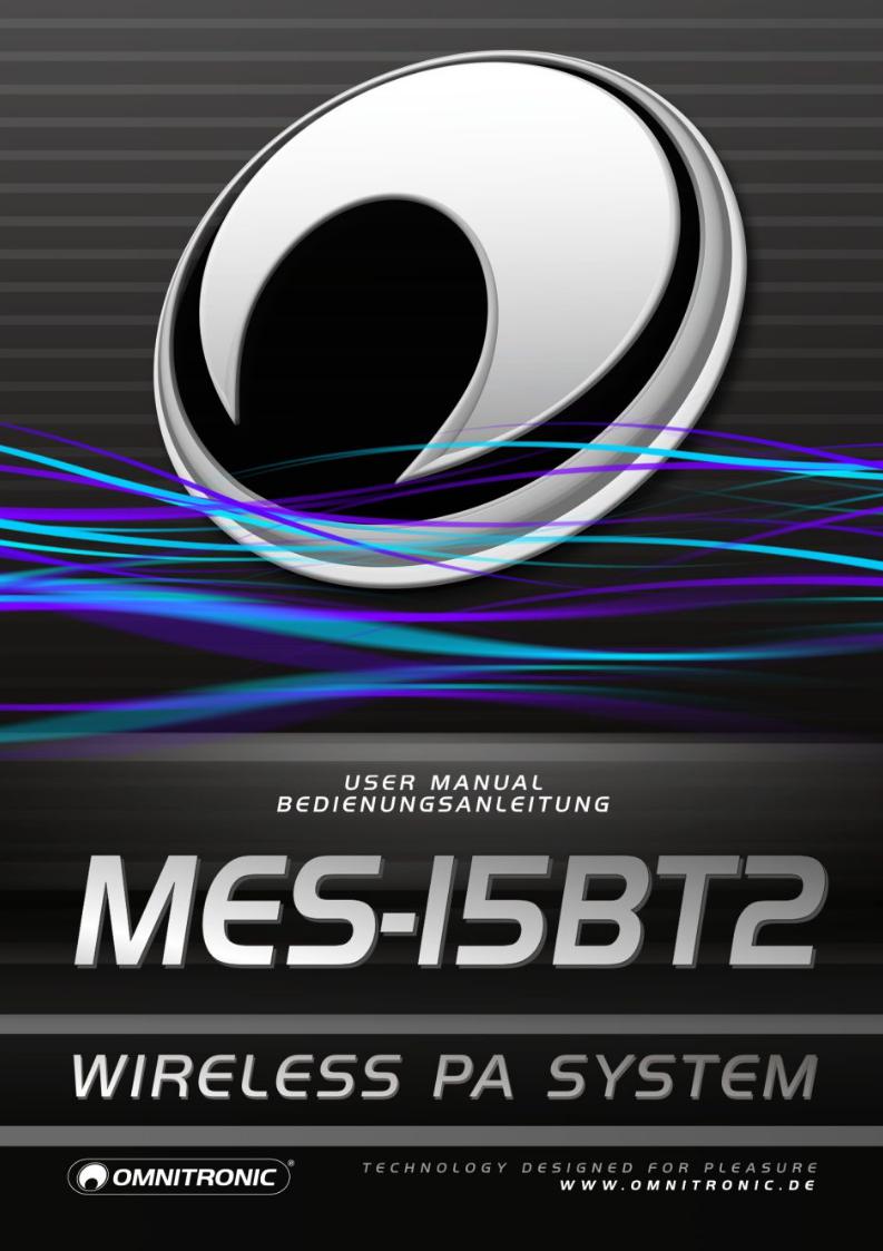 Omnitronic MES-15BT2 User guide