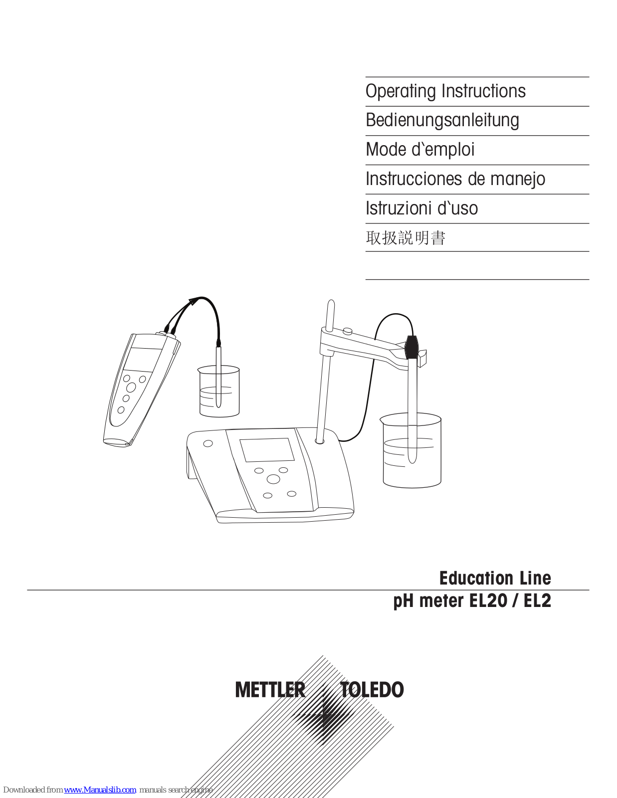 Mettler Toledo EL20, EL2 Operating Instructions Manual