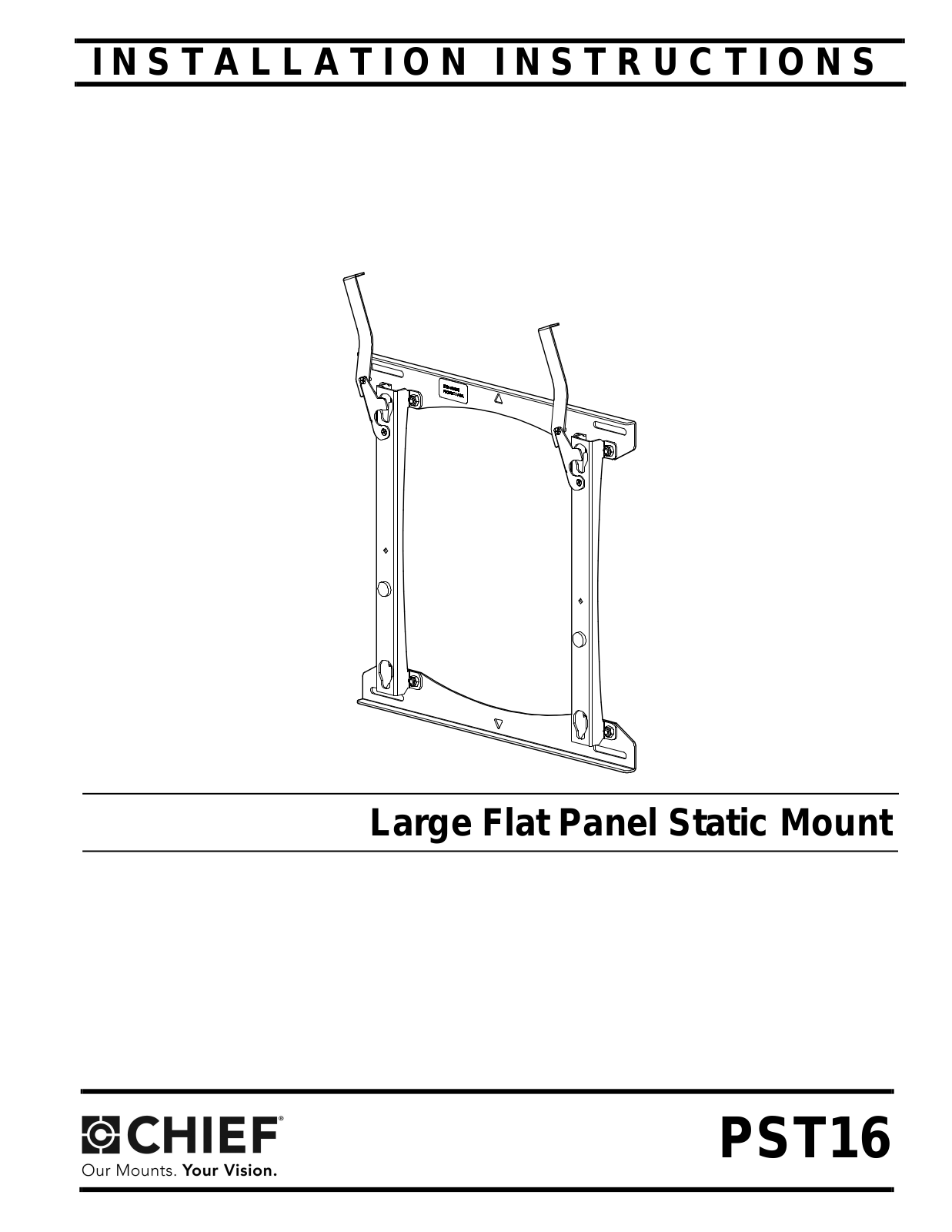 CHIEF PST16 User Manual