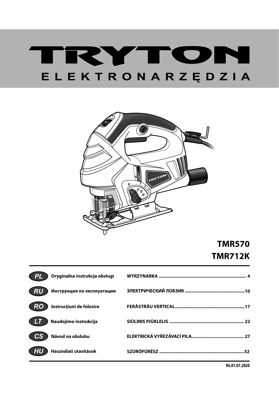 TRYTON TMR712K User guide - ManualMachine.com