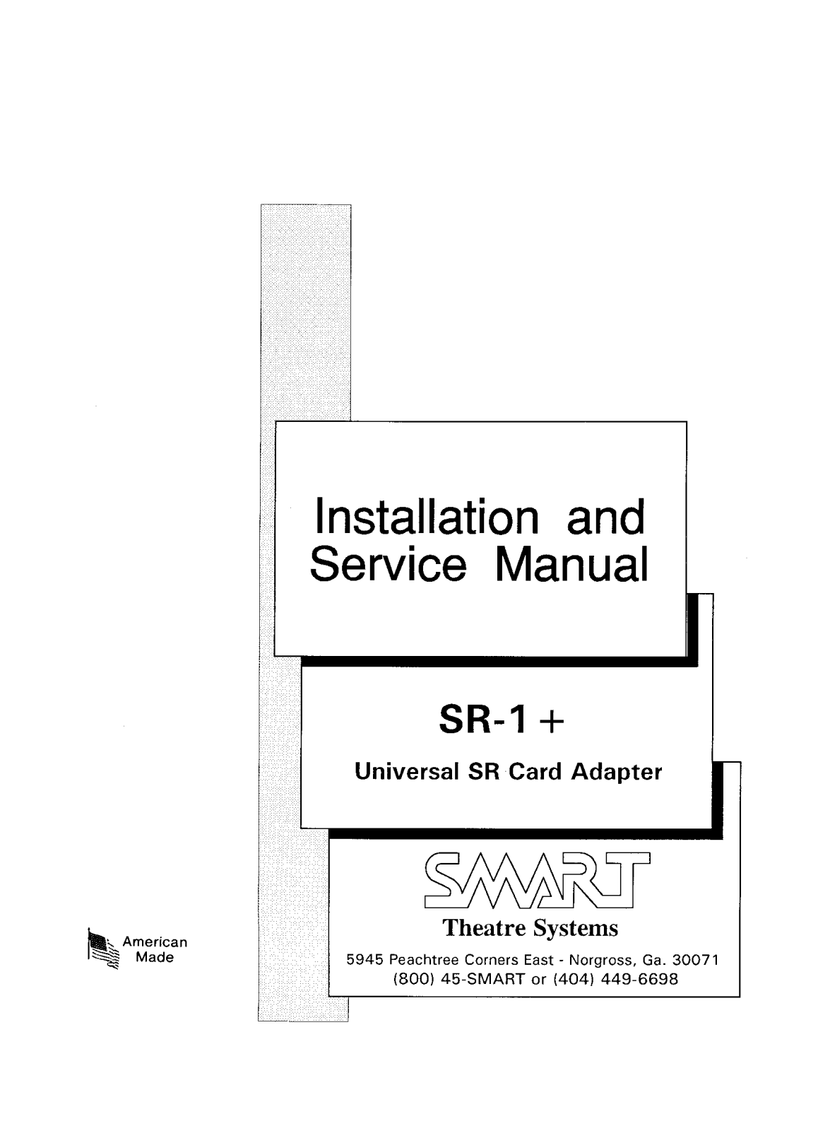 Smart SR-1+ Service Manual