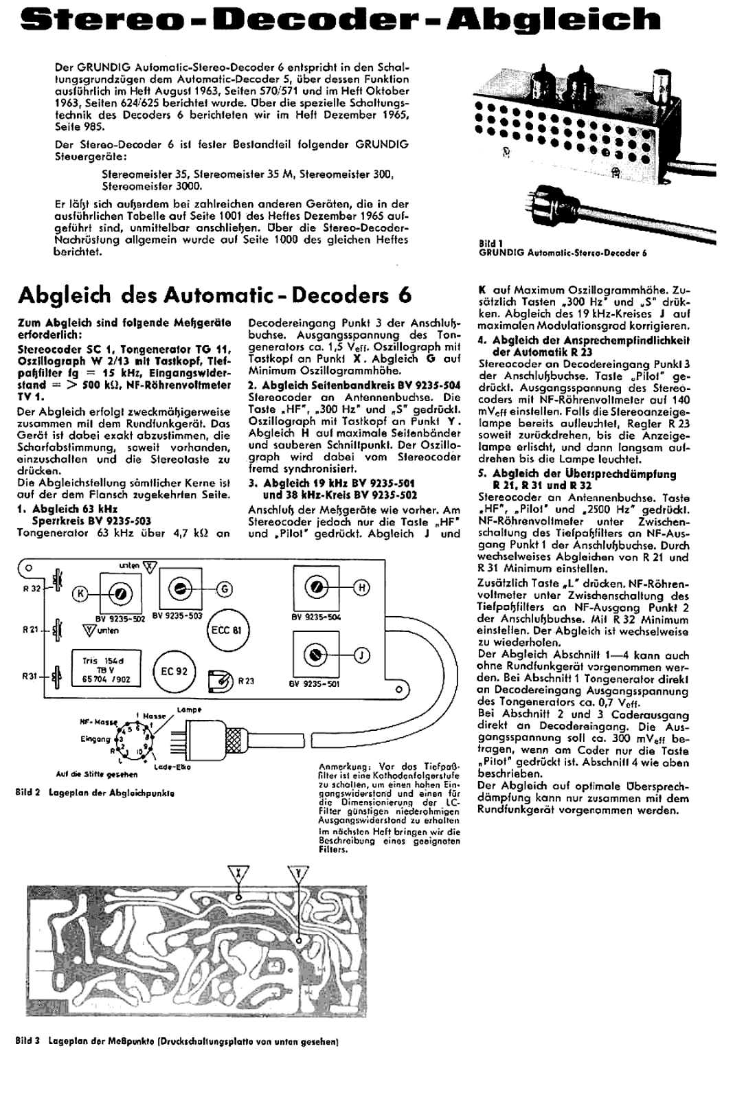 Grundig Decoder-6 Schematic