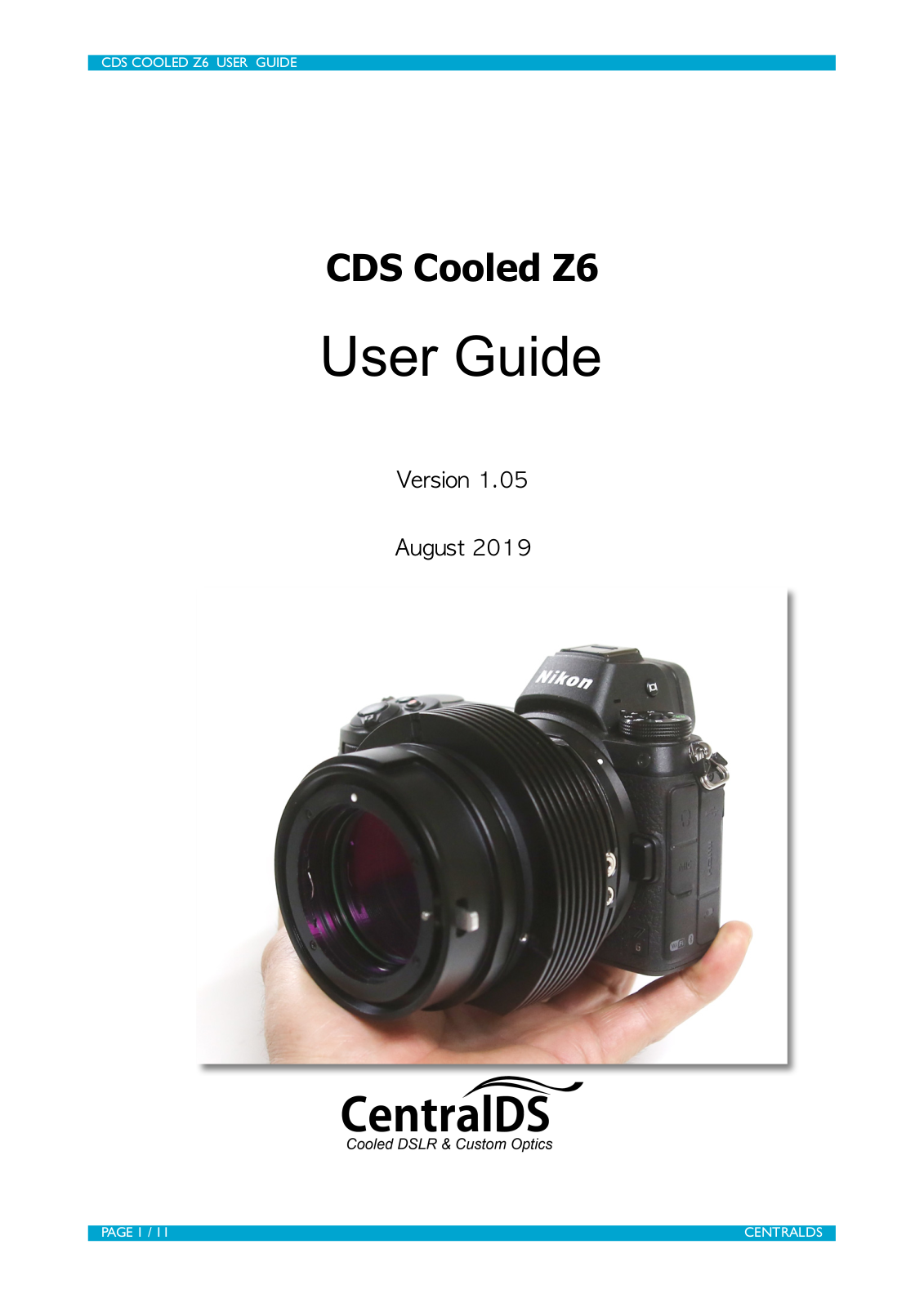CentralDS CDS Cooled Z6 User Manual - ManualMachine.com