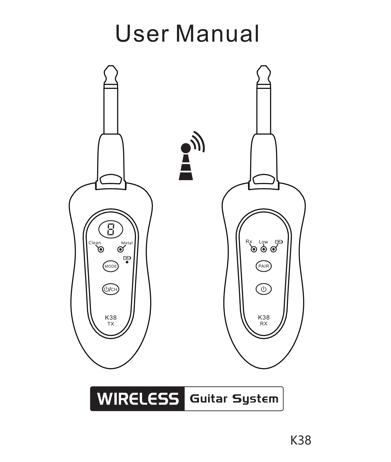 Guitar K38 User Manual