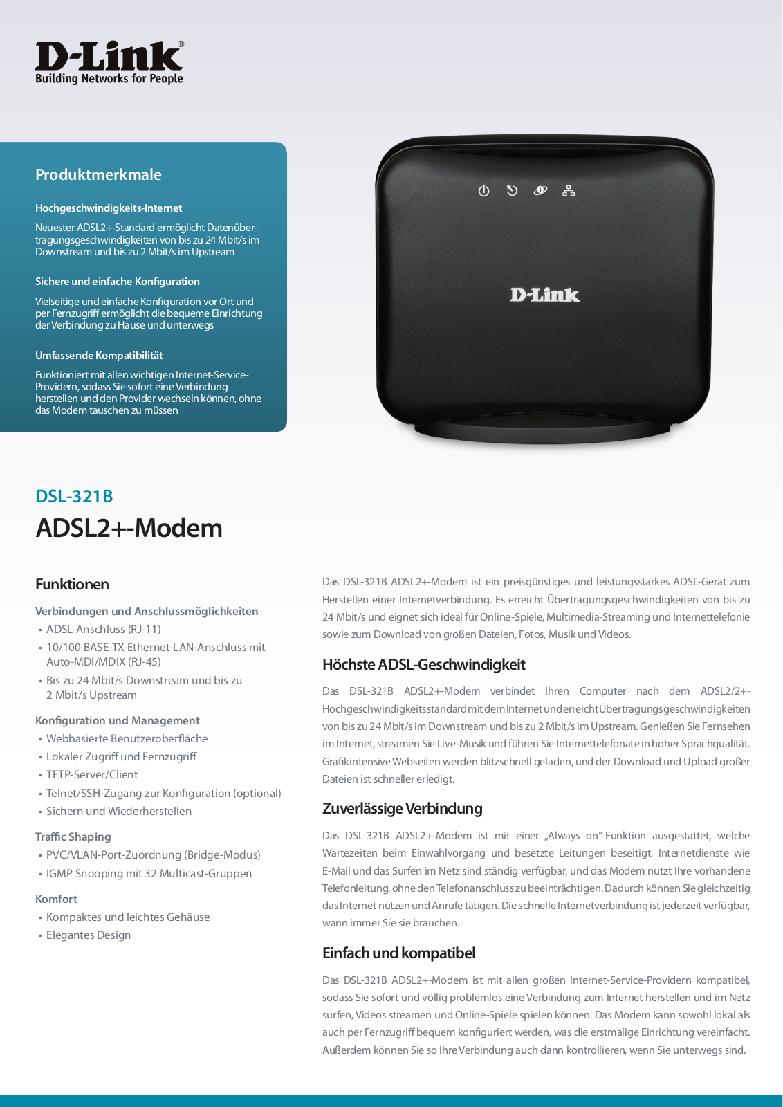 D-Link DSL-321B User Manual