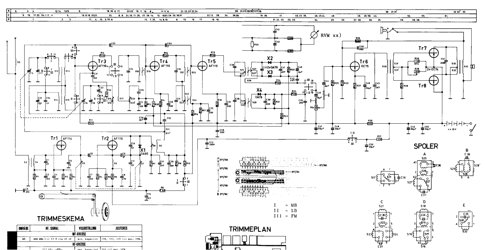 Aristona MD6114T Schematic