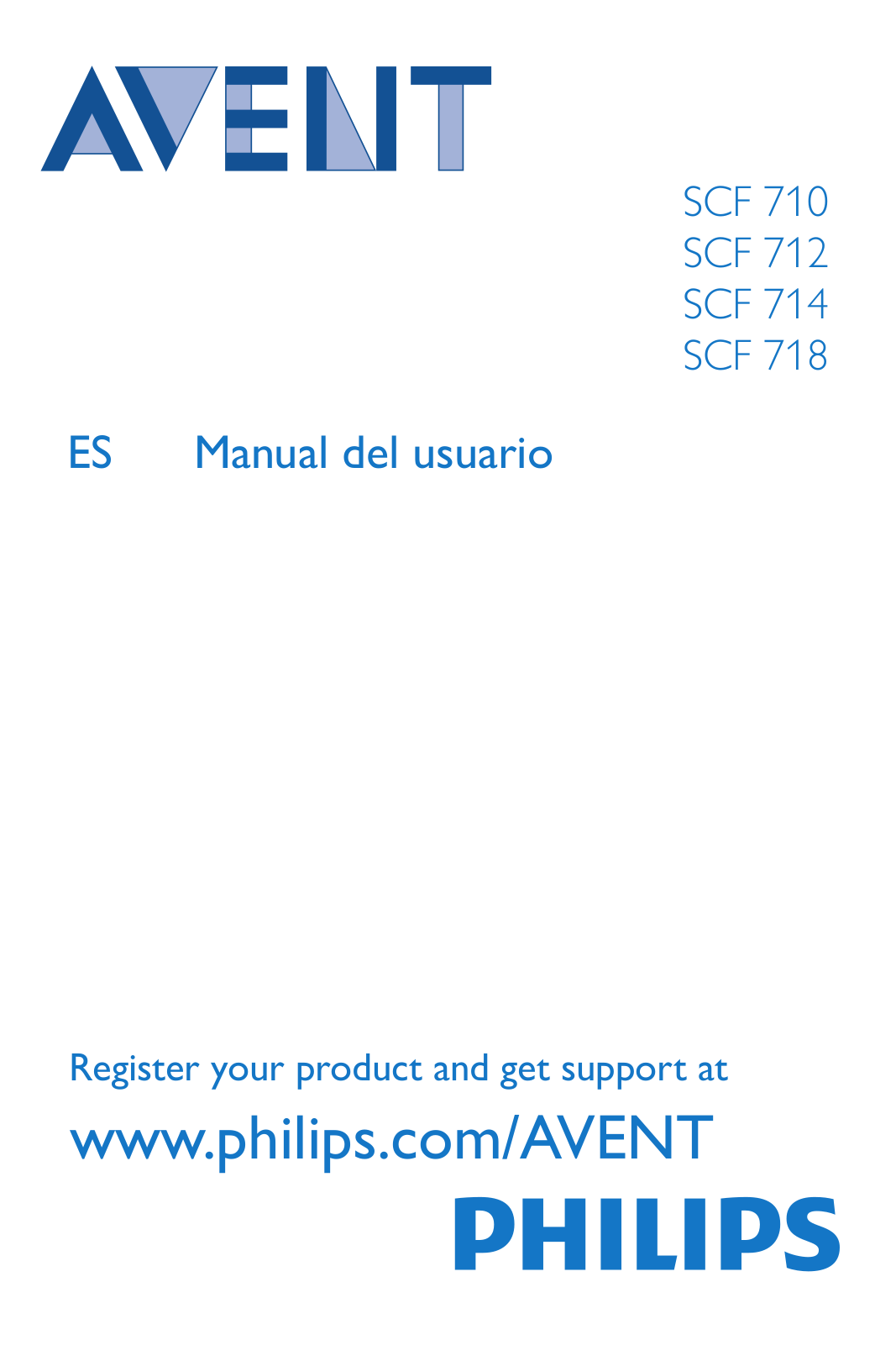 Philips SCF-718, SCF-712, SCF-710, SCF-714 User notes