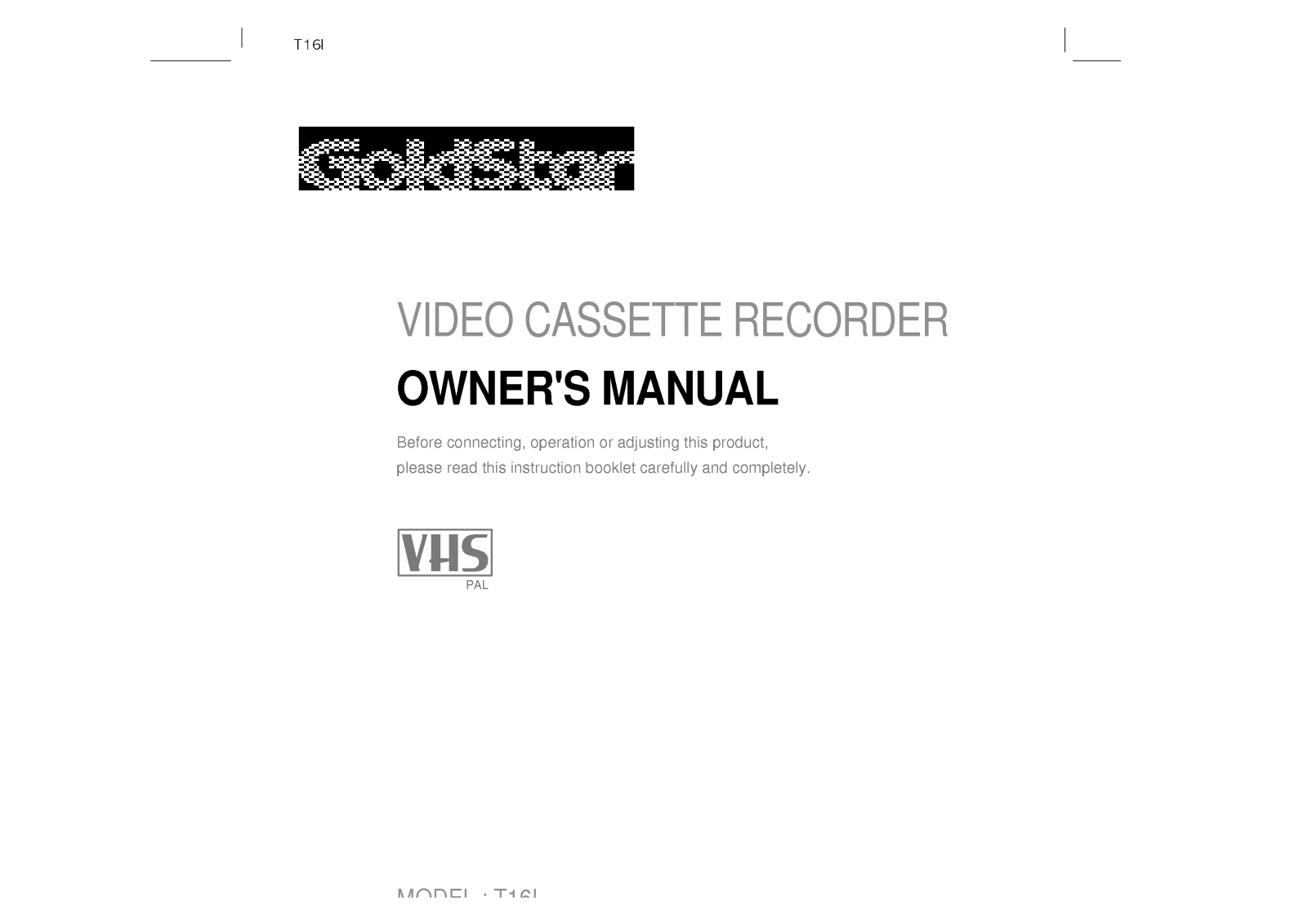 LG T16I User Manual