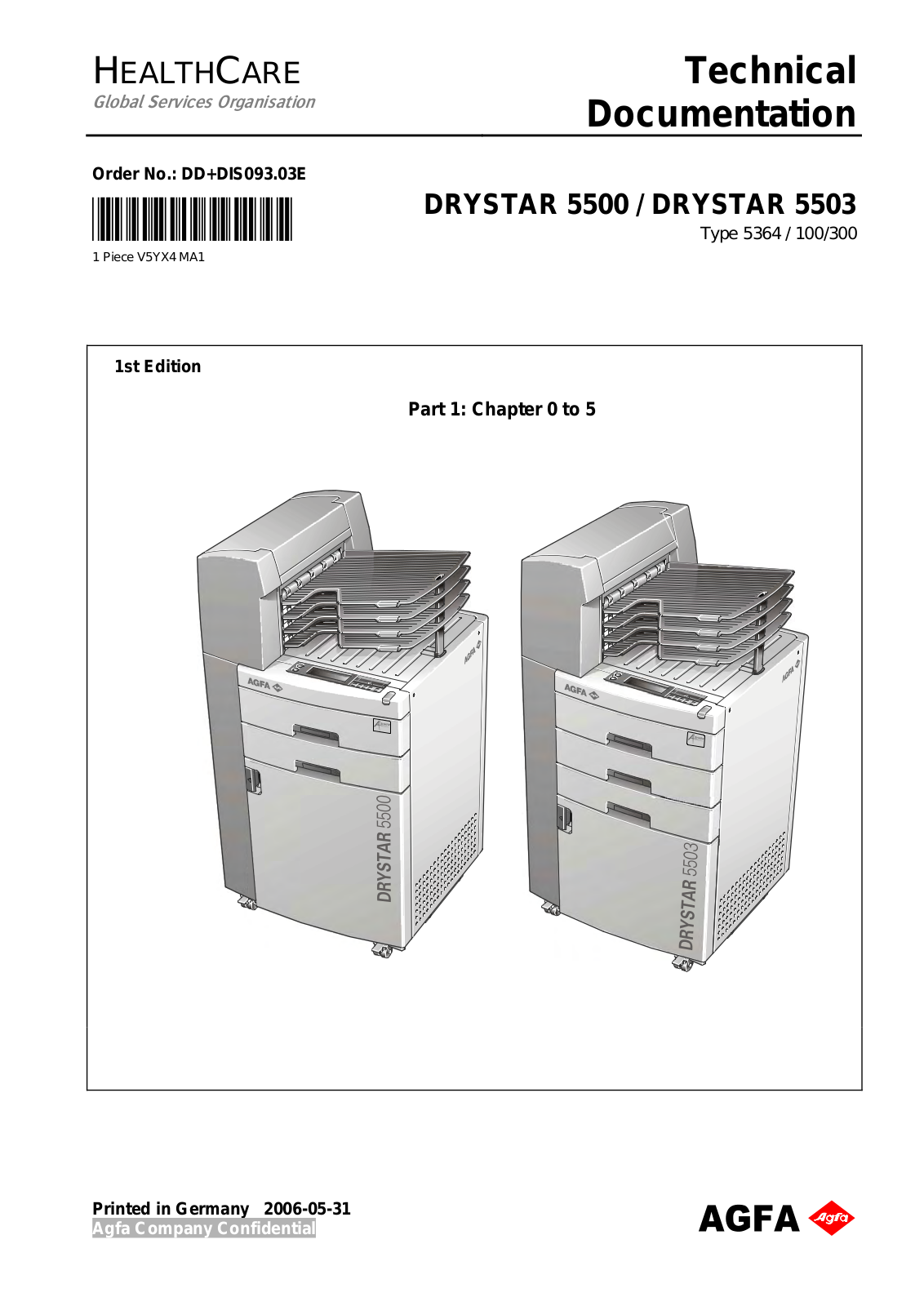 Agfa Drystar Service manual