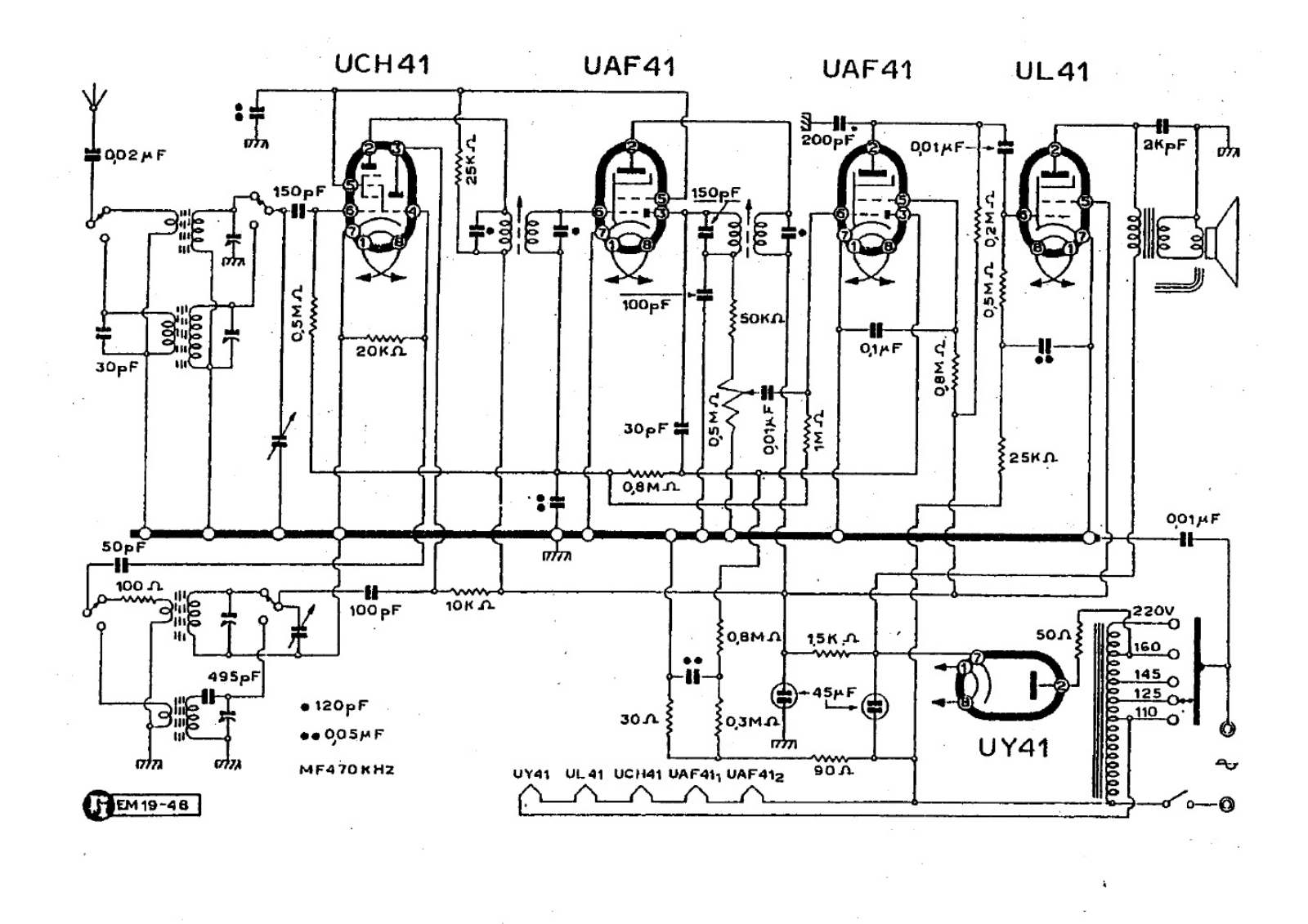 Minerva 495 4 schematic