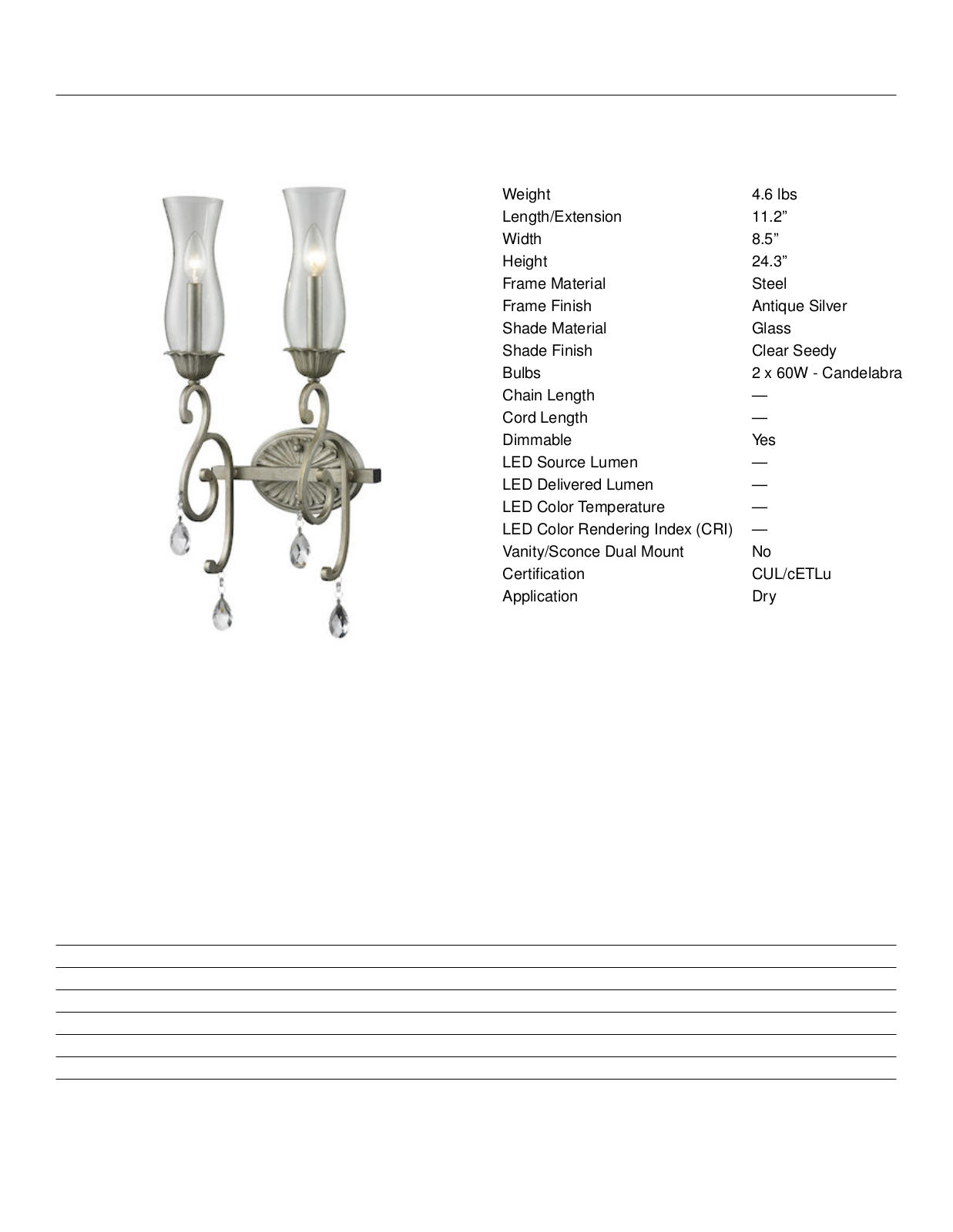 Alcott Hill ALTH6579 Specifications - ManualMachine.com
