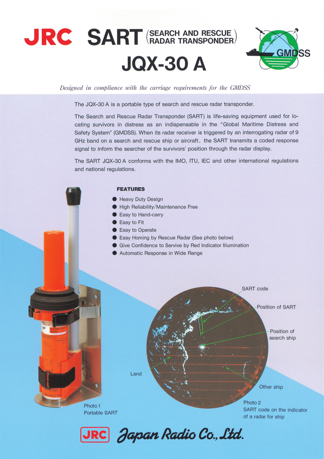 JRC JQX-30 A User Manual