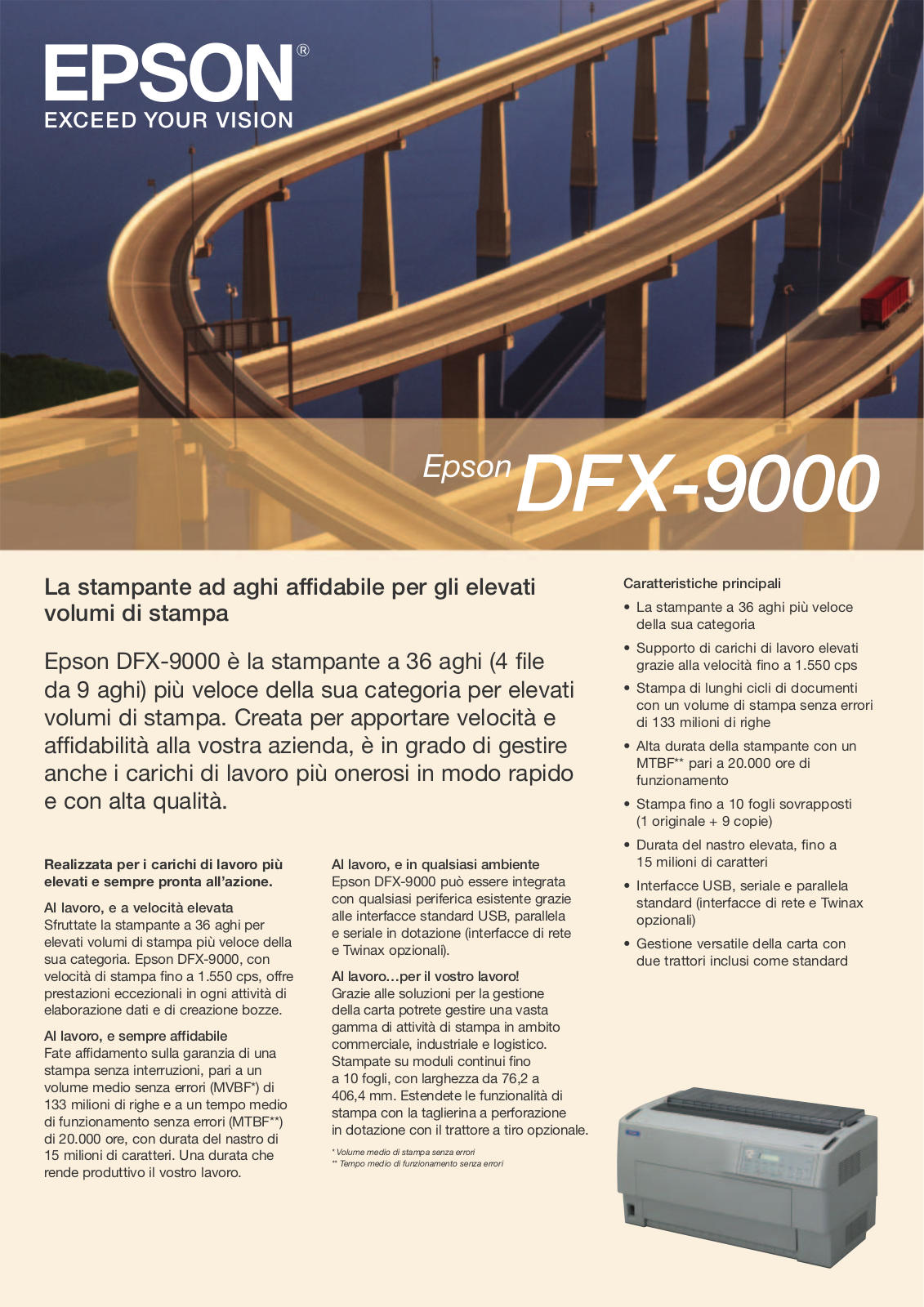 Epson DFX-9000 BROCHURE