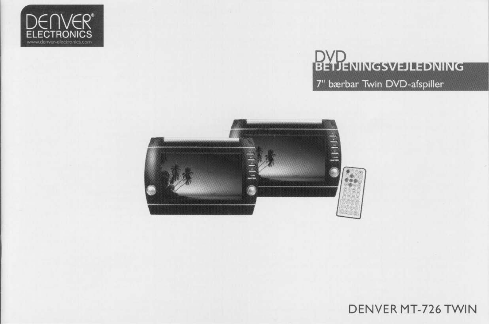 Denver MT-726TWIN User Manual