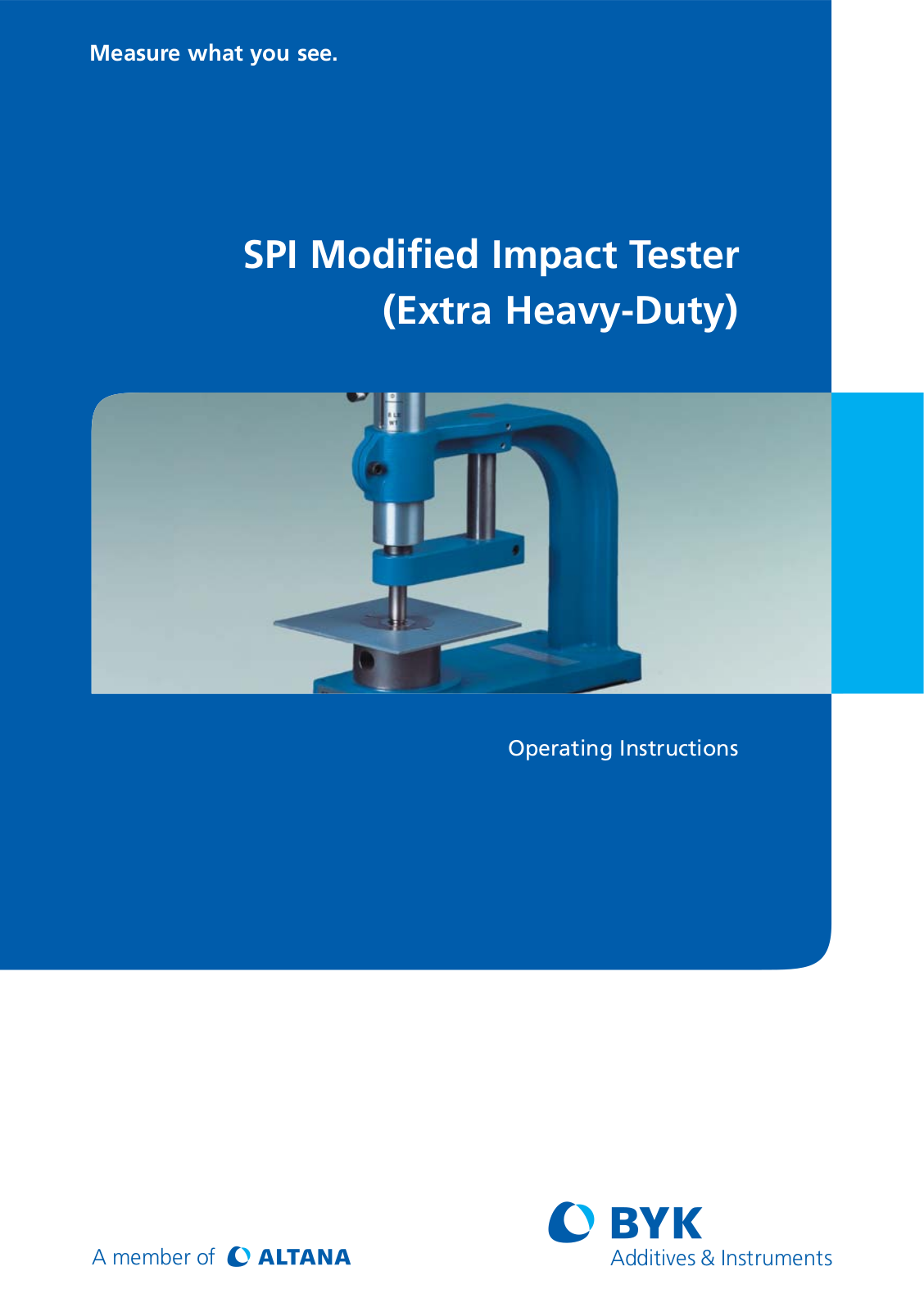 ALTANA SPI Modifi ed Impact User Manual