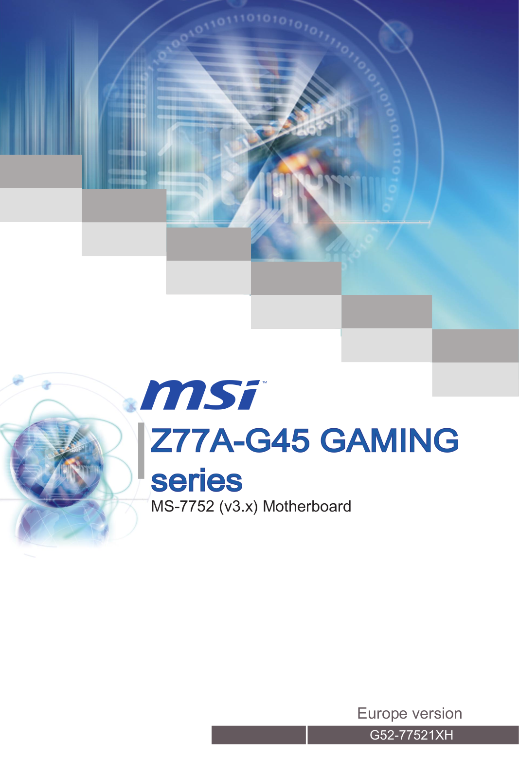 MSI Z77A-G45 User Manual