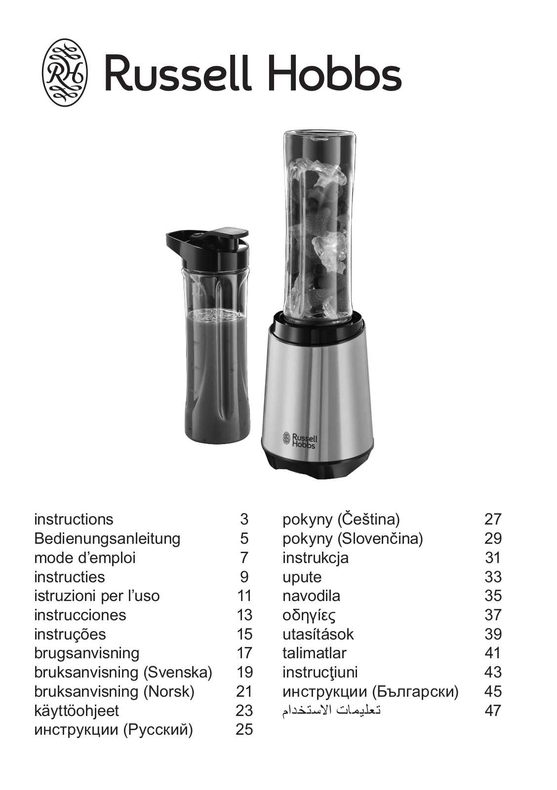 RUSSELL HOBBS 23470-56 operation manual