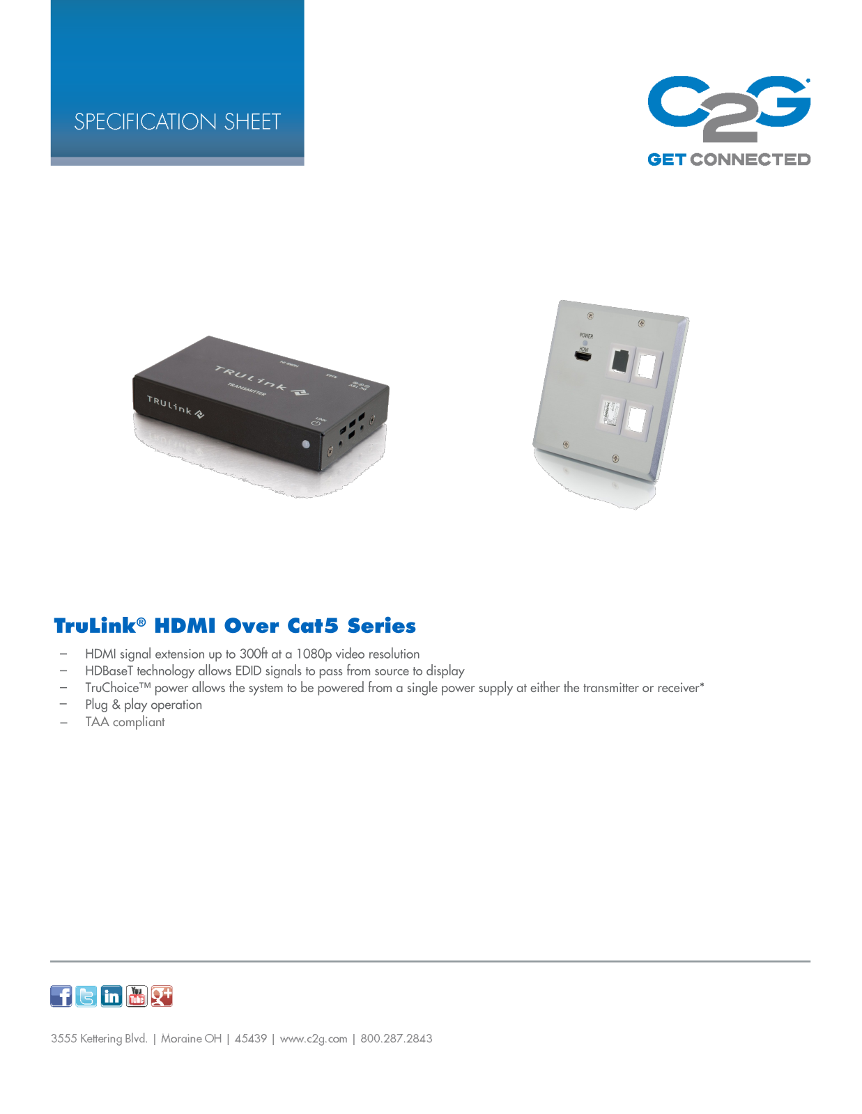 Cables To Go 29210 Specifications