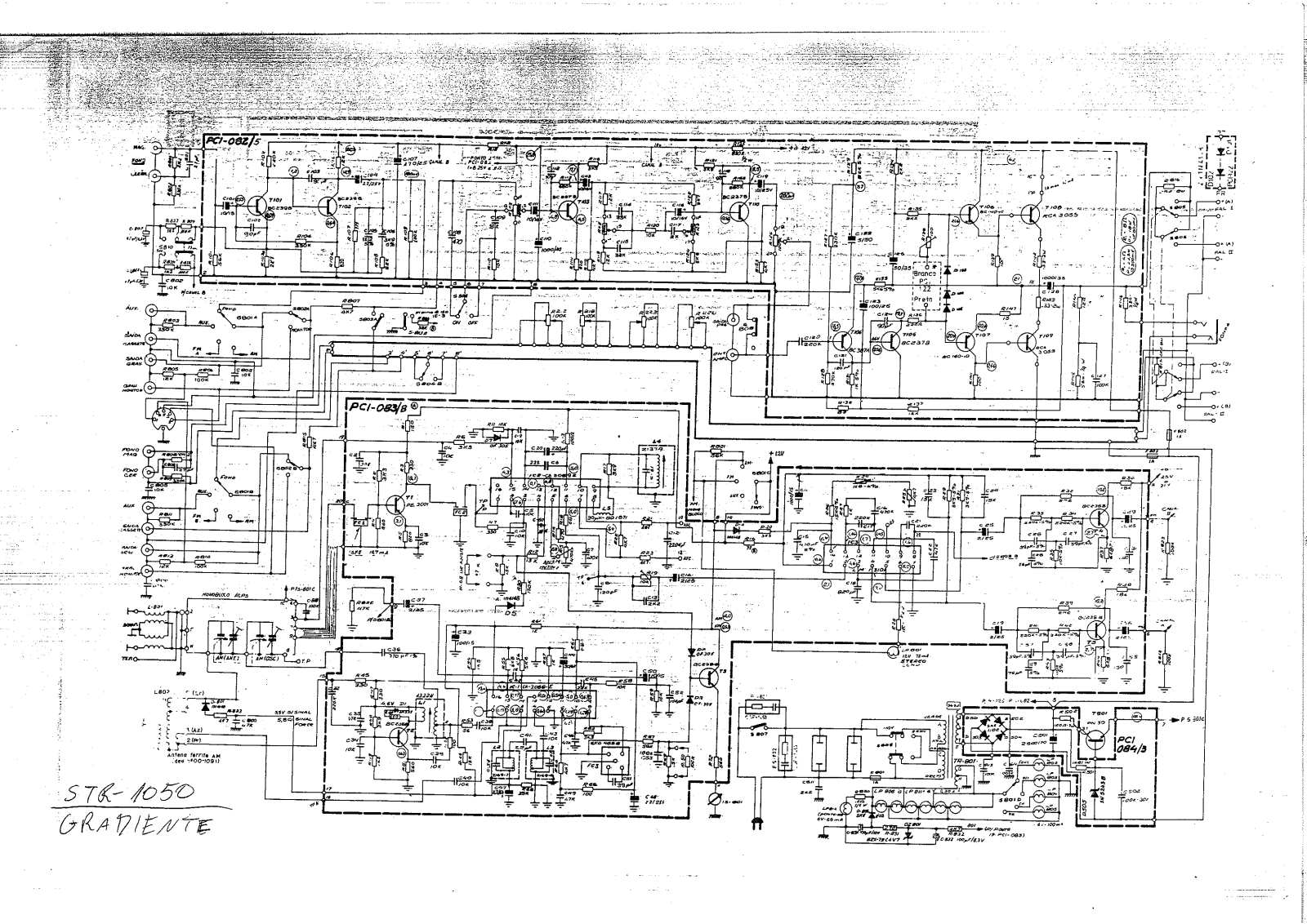 Gradiente STR1050 Schematics - ManualMachine.com
